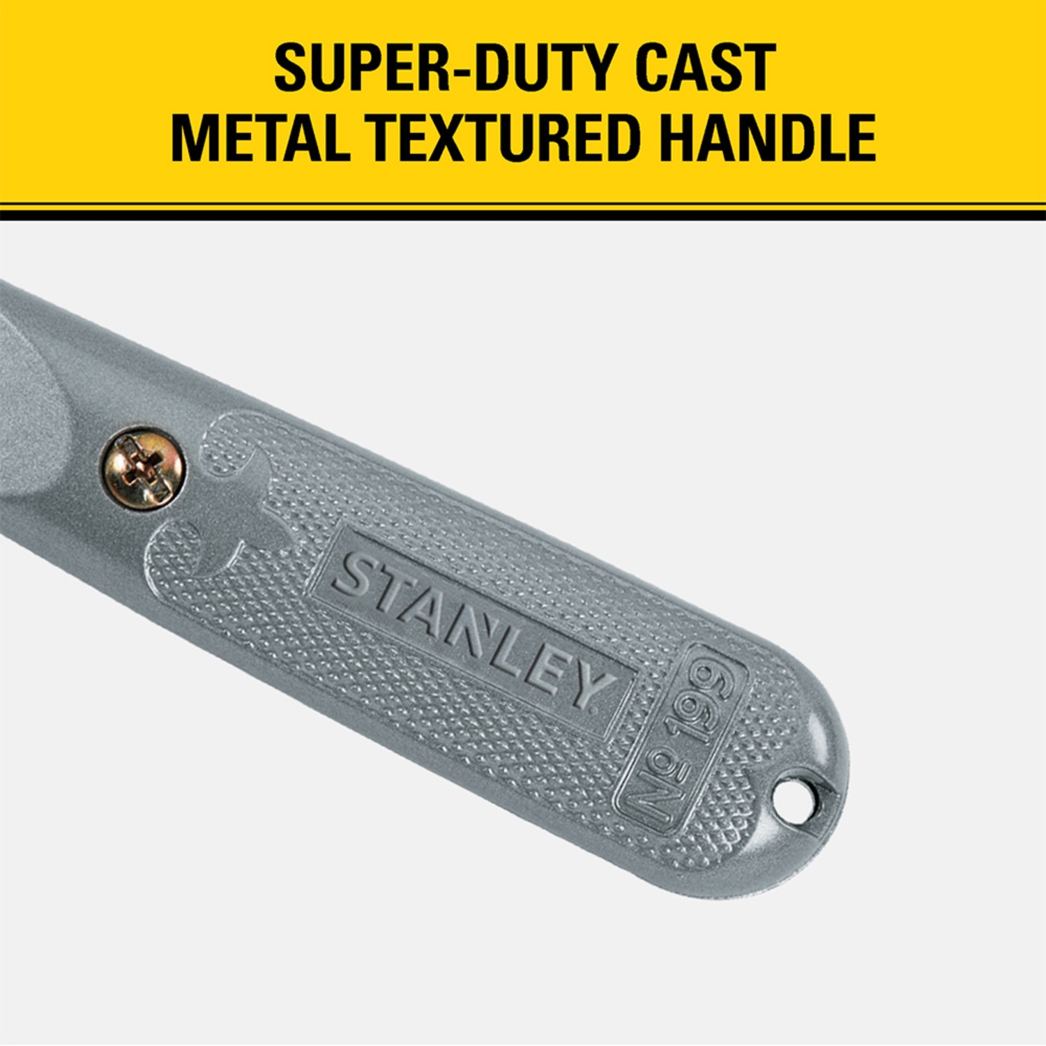 Stanley Classic 199 5-3/8 in. Fixed Blade Utility Knife Gray 1 pk