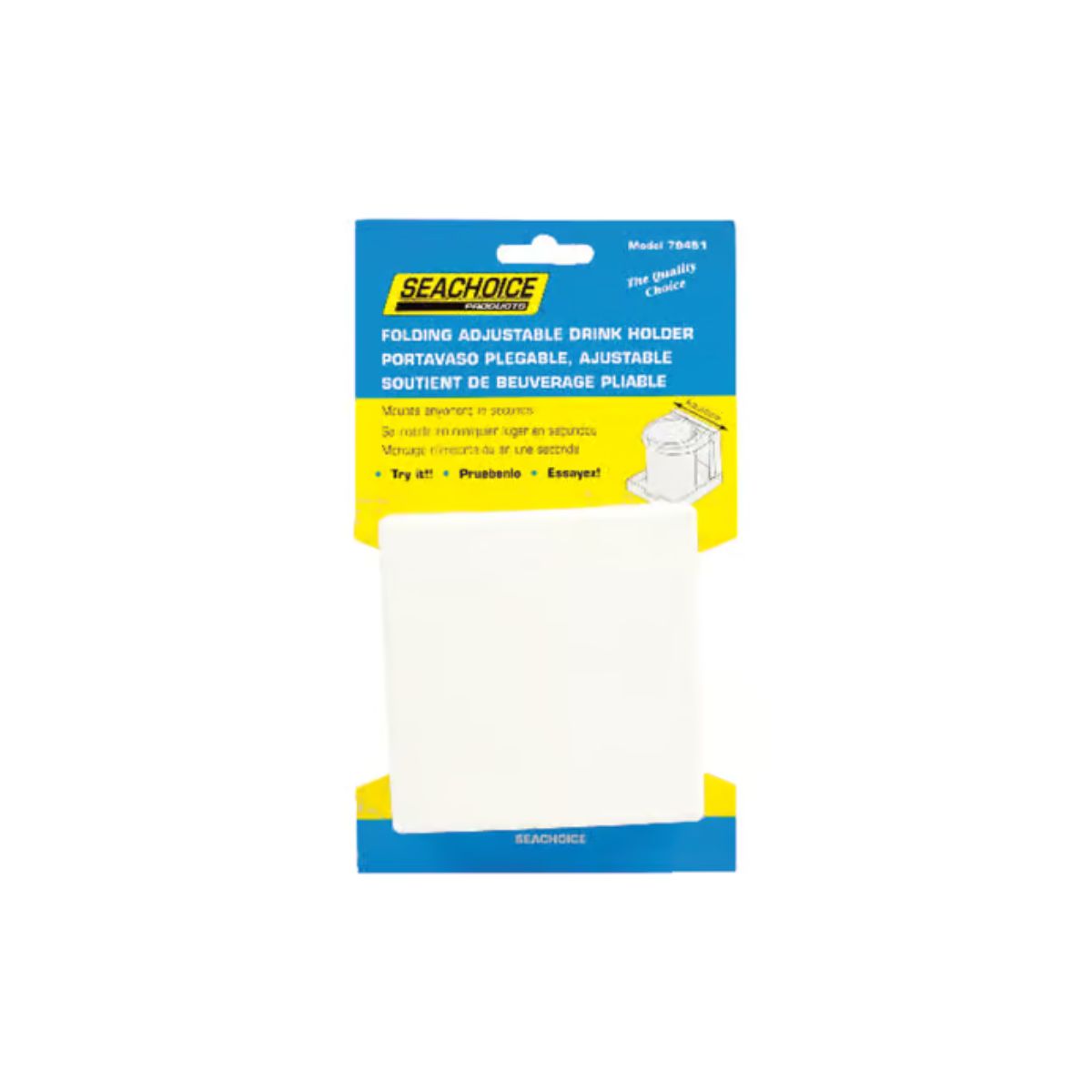 Seachoice Nylon Drink Holder White 1 Pack