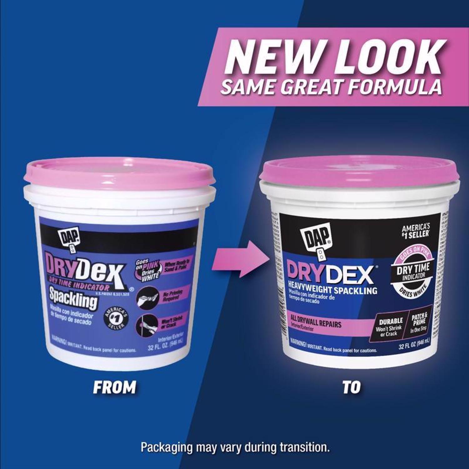 DAP DryDex Ready to Use White Spackling Compound 1 qt