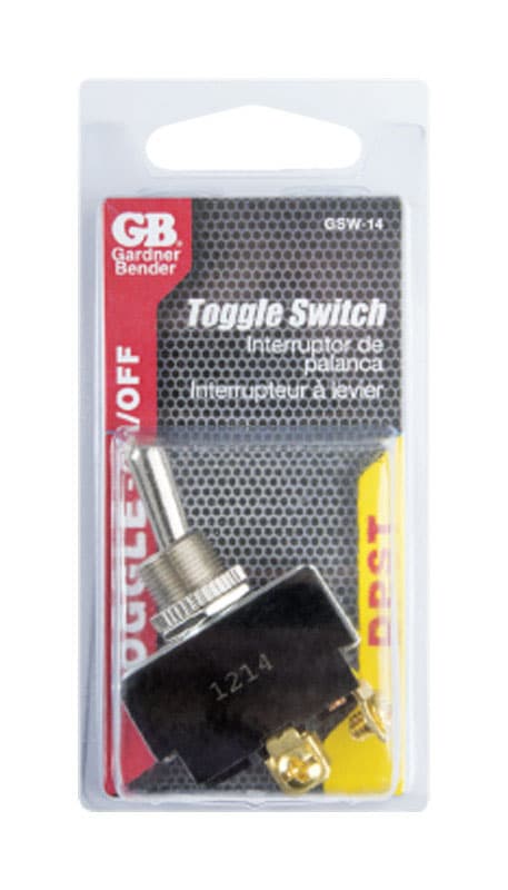 Gardner Bender 20 amps Toggle Switch Silver 1 pk