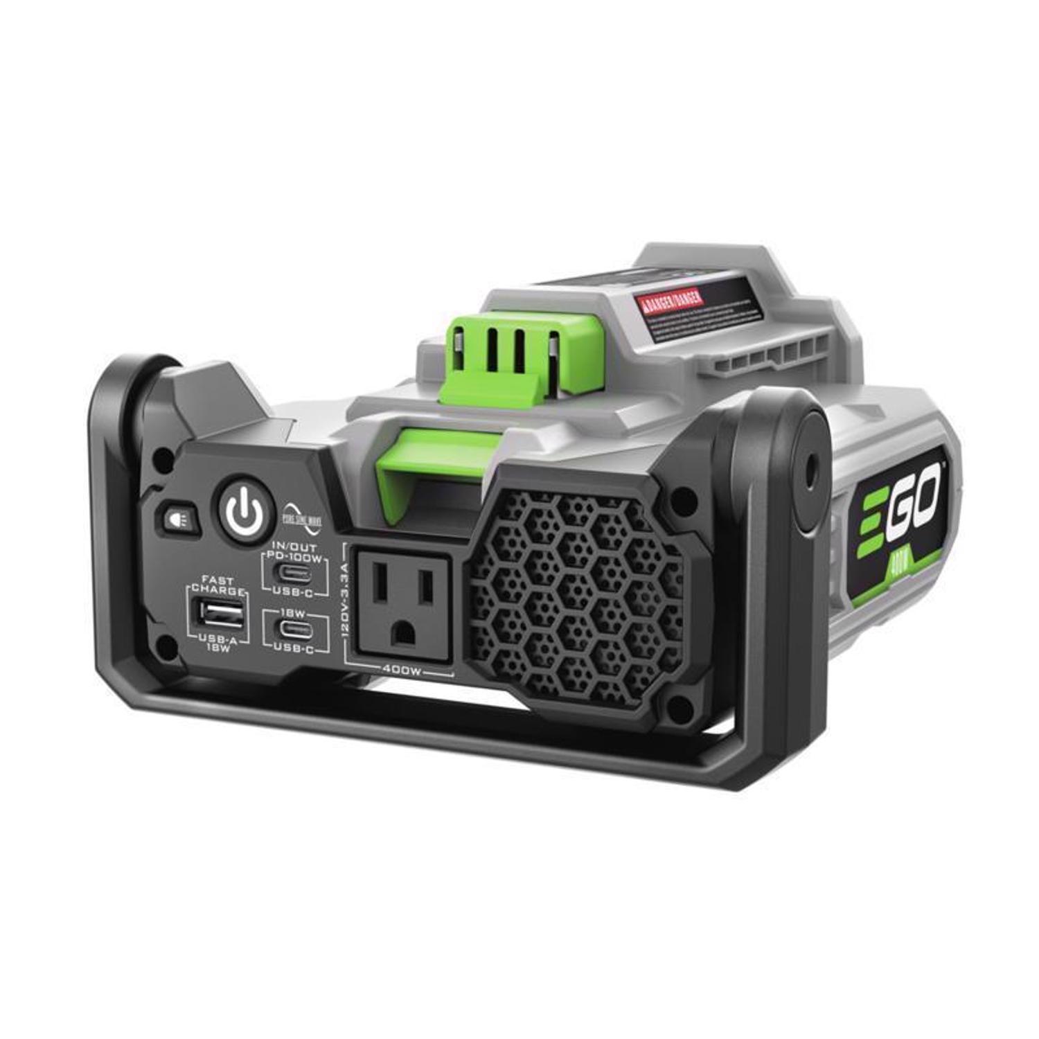 EGO Power+ Nexus Escape 400 W 120 V Battery Portable Portable Sine Wave Inverter Tool Only 400 W