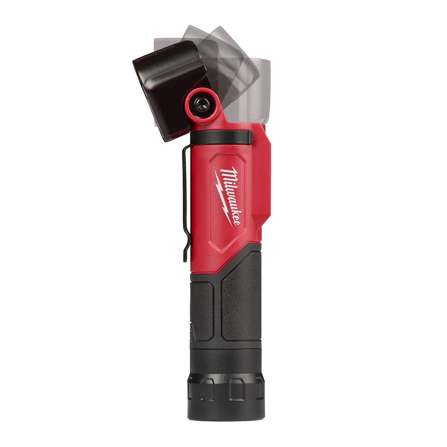 Milwaukee 500 lm Black/Red LED Rechargeable Rechargeable Flashlight