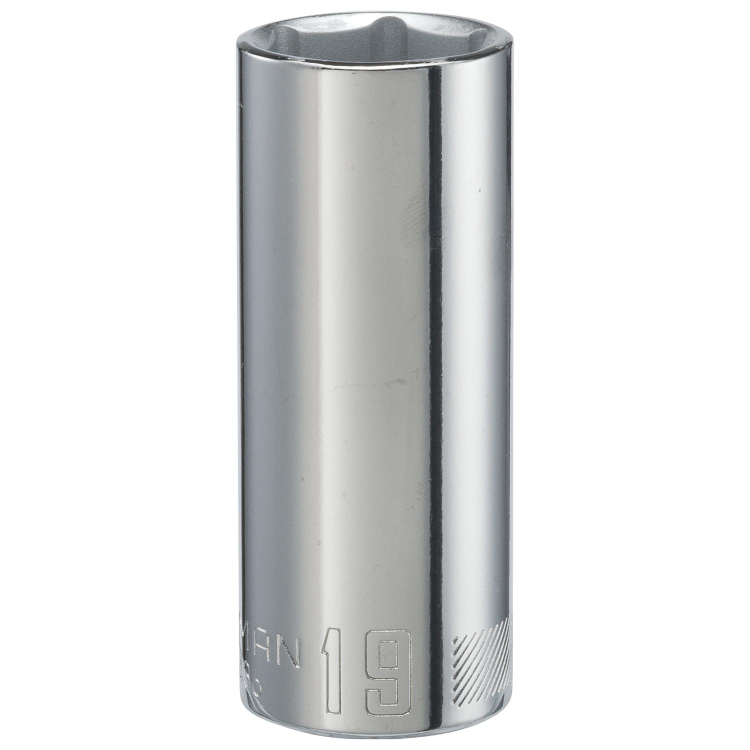 Craftsman 19 mm X 3/8 in. drive Metric 6 Point Deep Deep Socket 1 pc