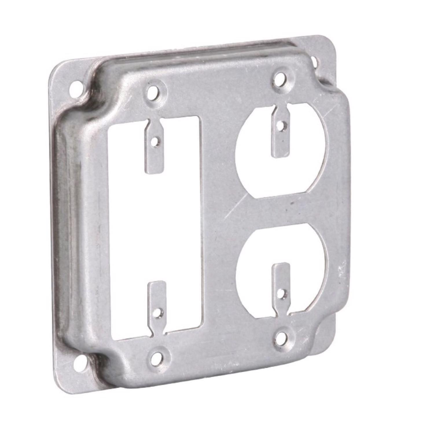 Southwire Square Steel 2 gang 4 in. H X 4 in. W Box Cover