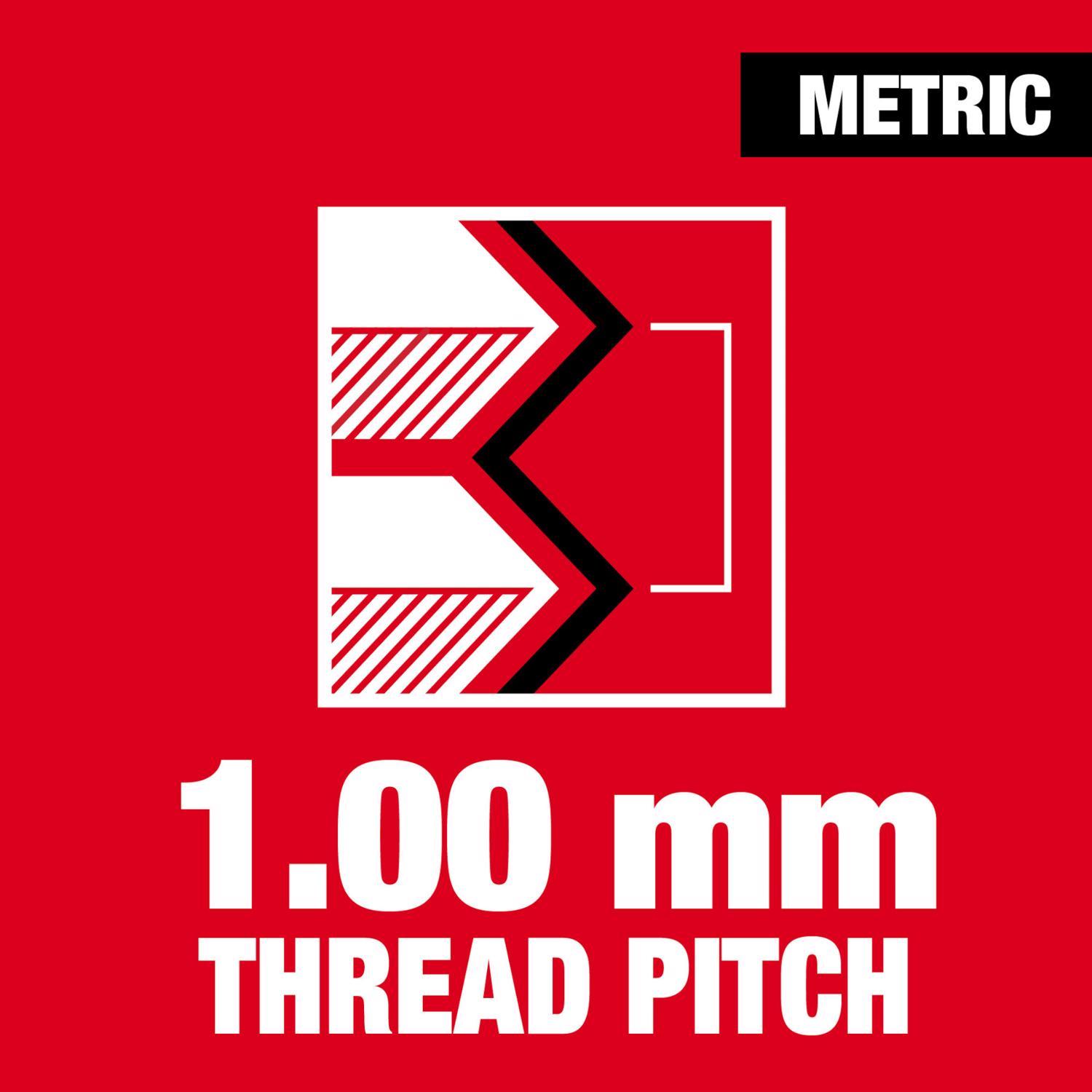 Milwaukee Metric M7x1.0 mm 1" Hex Threading Die