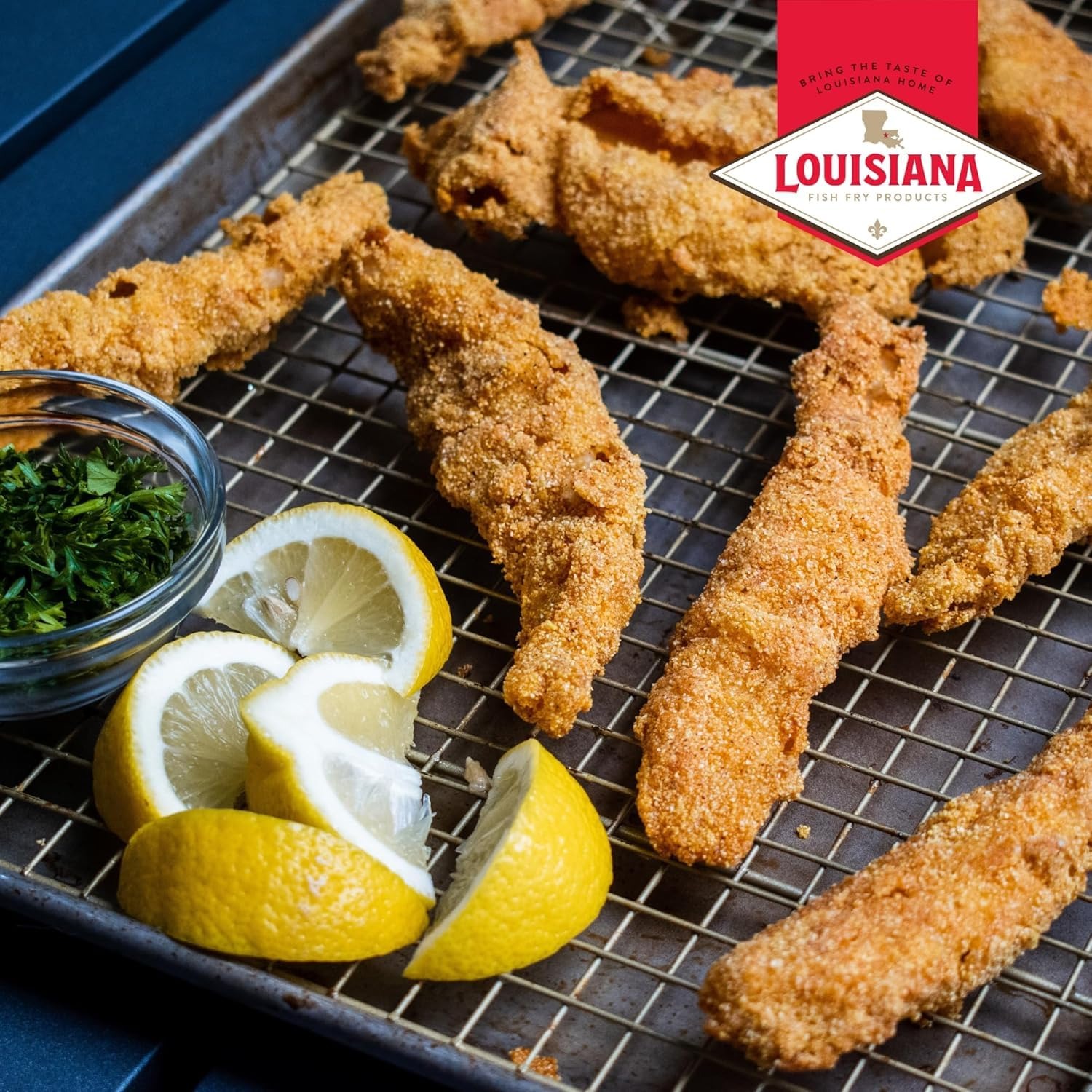 Louisiana Fish Fry New Orleans Style Lemon Fish Fry