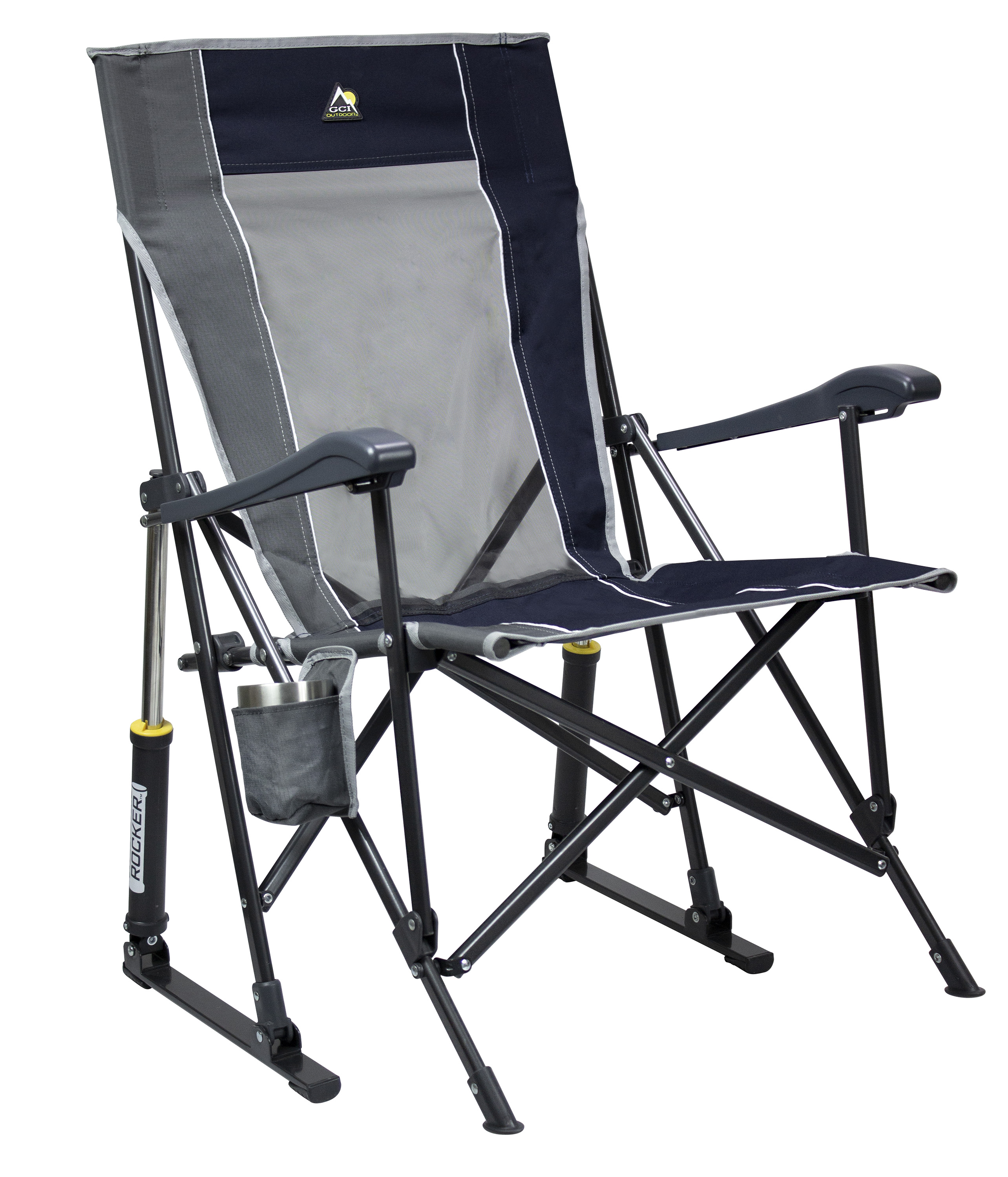 GCI Outdoor RoadTrip Rocker Chair Indigo Blue