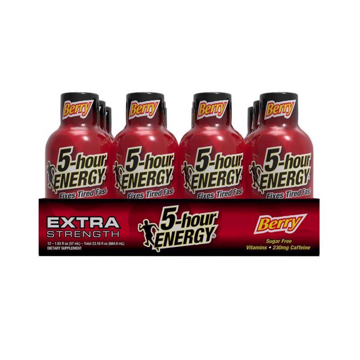 5-hour Energy Extra Strength Sugar Free Berry Energy Shot 1.93 oz
