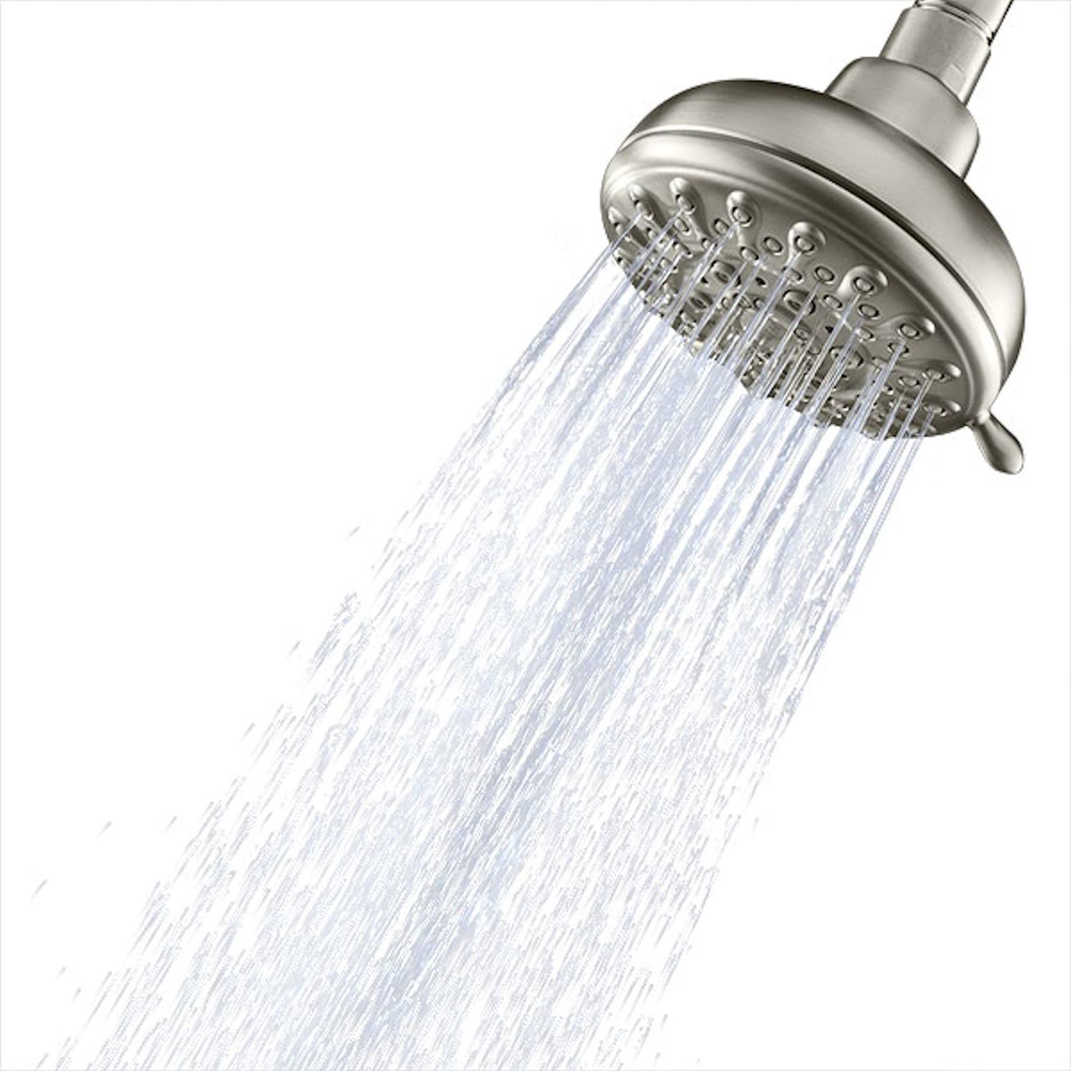Moen Banbury Brushed Nickel 5 settings Wallmount Showerhead 1.75 gpm