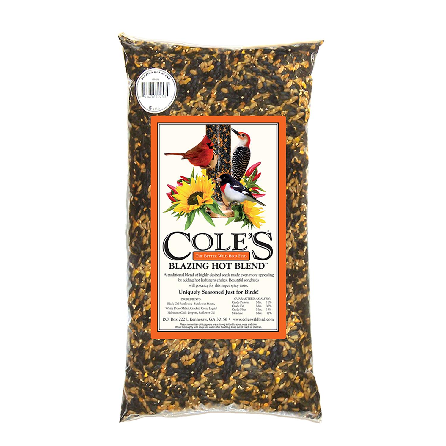 Cole's Blazing Hot Blend Wild Bird Food 5 lb