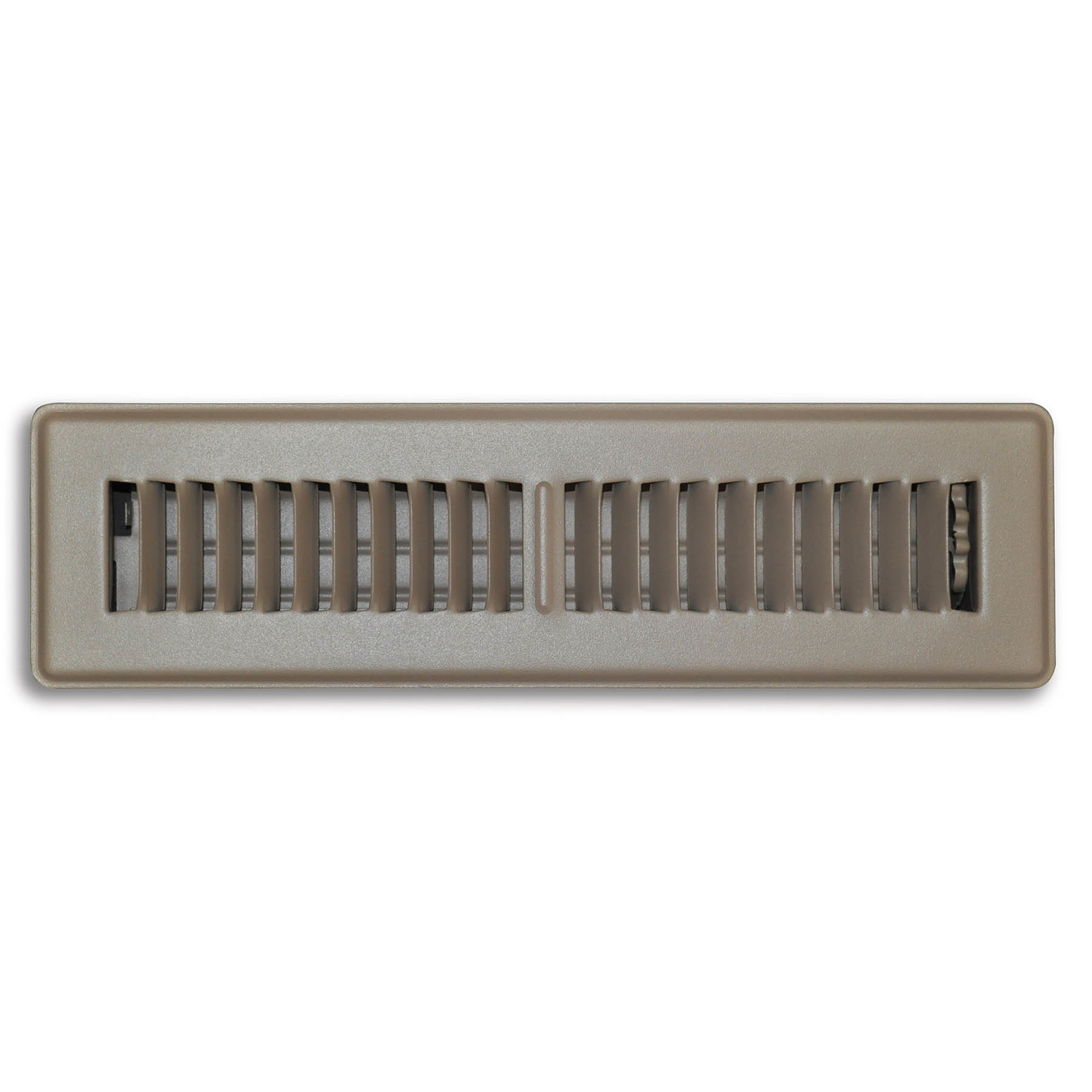 Tru Aire 2 in. H X 14 in. W 2-Way Powder Coat Brown Steel Floor Register