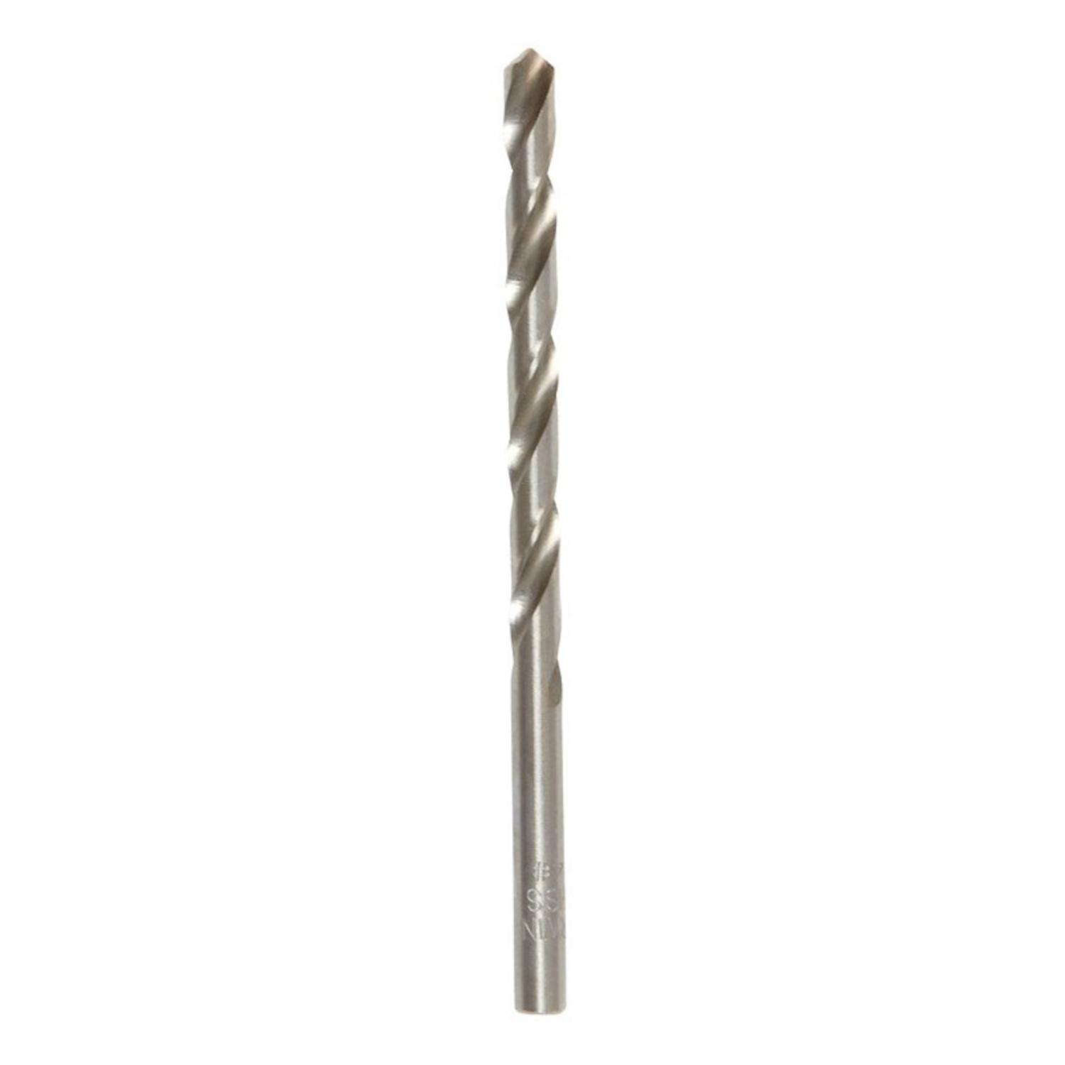 Irwin #4 x 3-3/4in. L High Speed Steel Jobber Length Wire Gauge Bit 1 Pack