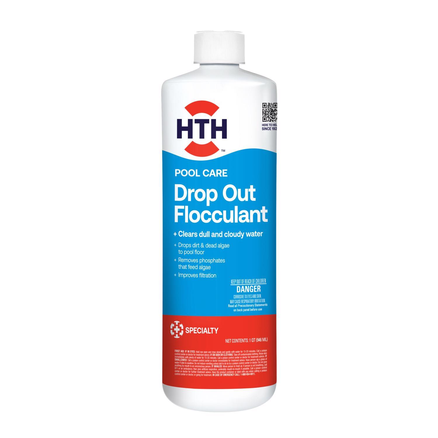 HTH Pool Care Liquid Flocculant 32 oz