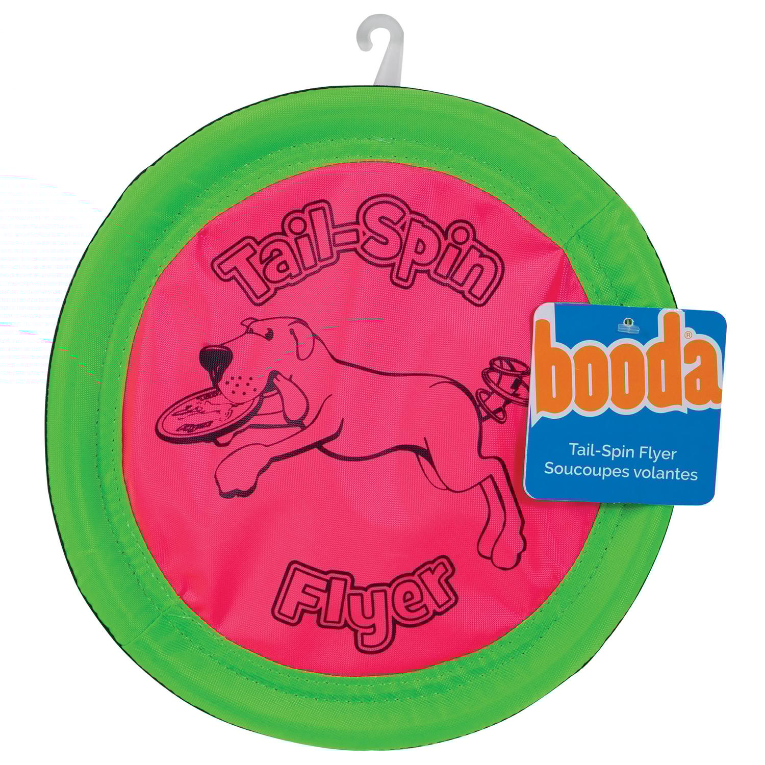 Booda Multicolored Fabric Flying Disc Dog Toy Medium 1 pk