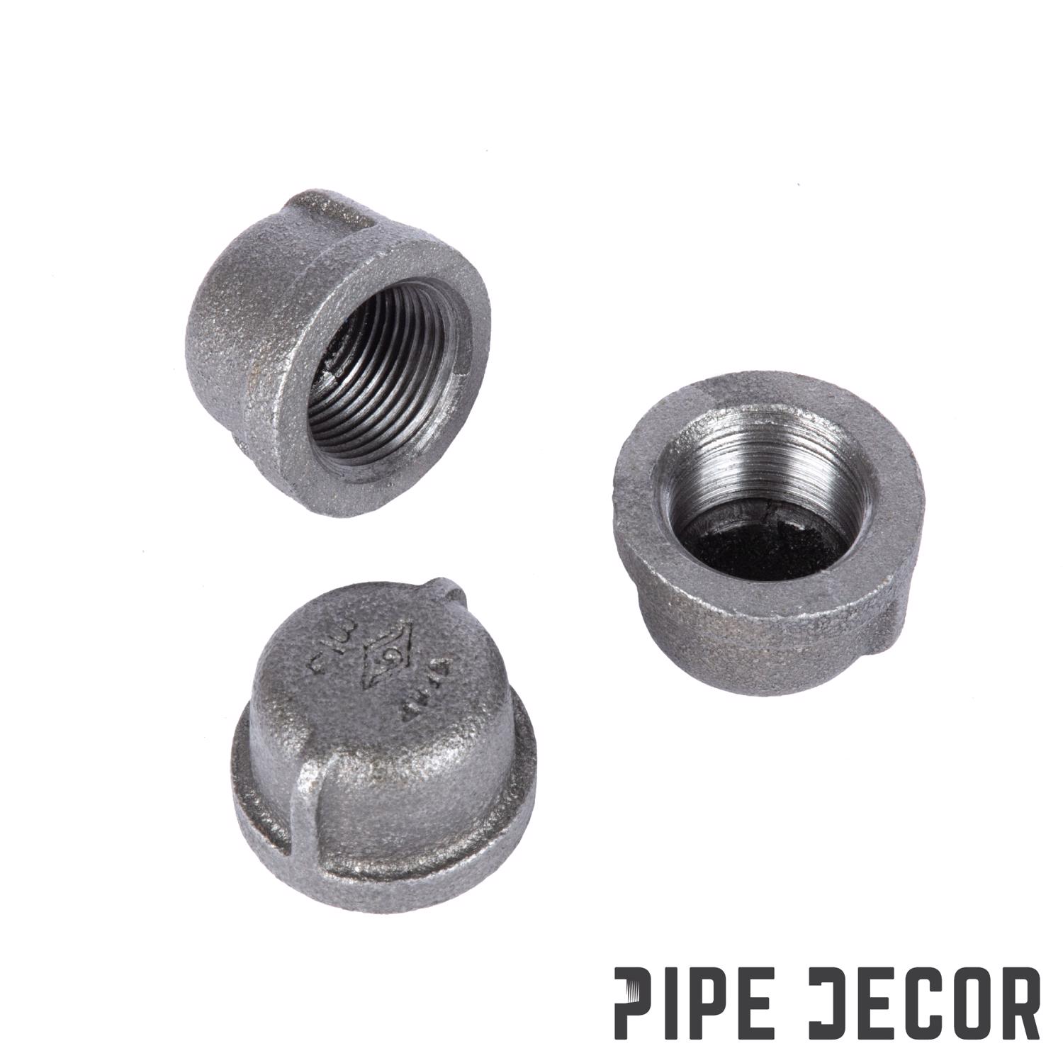 STZ Industries 3/4 in. FIP each Black Malleable Iron Cap