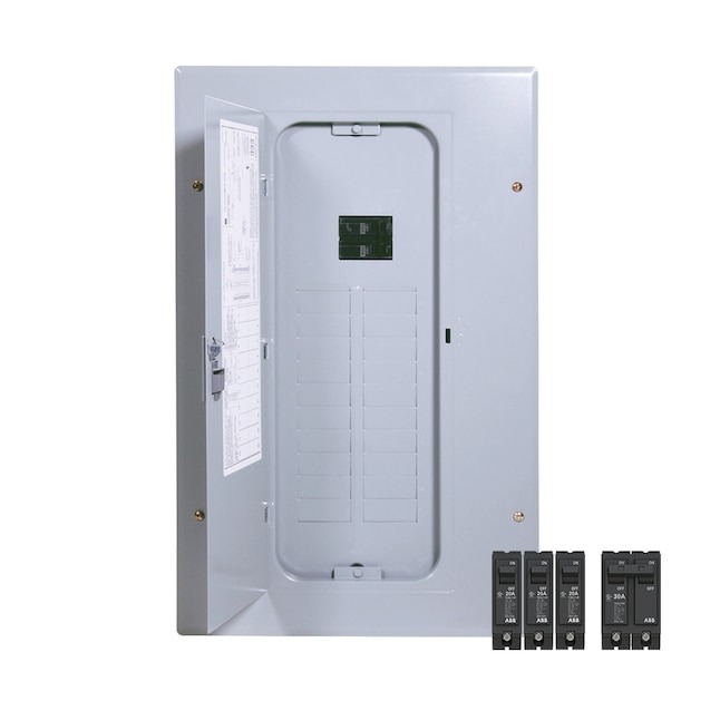 ABB ReliaHome P-Series 100 -Amp 20 -Spaces 40 -Circuit Indoor Main Breaker Plug-On Neutral Load Center (Value Pack)