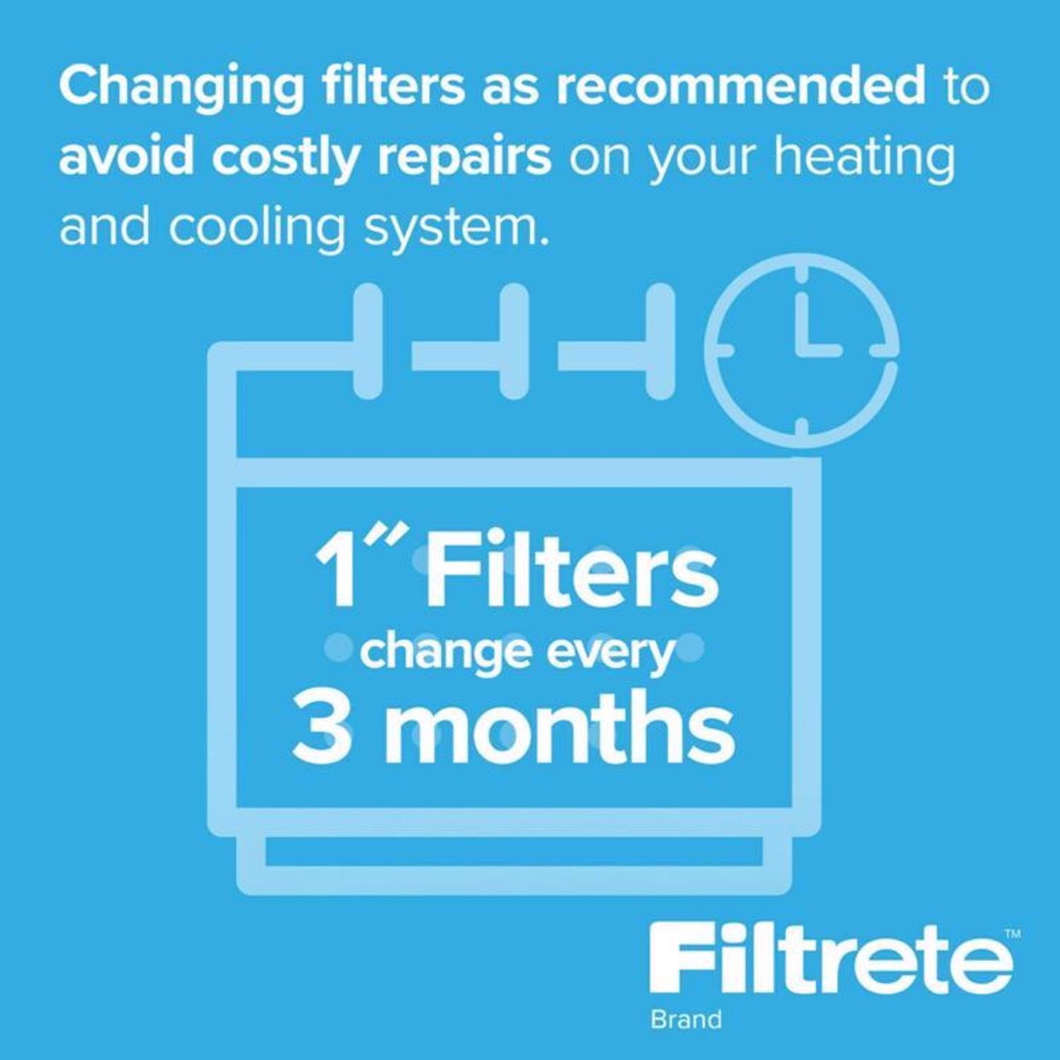 Filtrete Allergen Defense 12 in. W X 24 in. H X 1 in. D Polyester 11 MERV Pleated Air Filter 1 pk