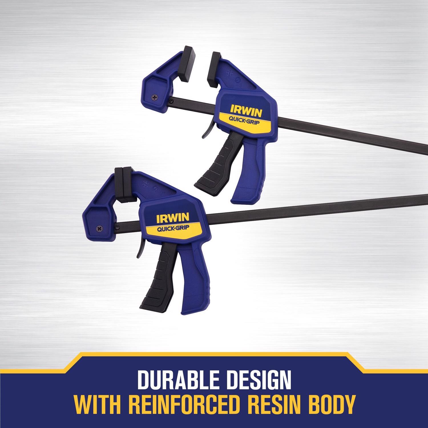 Irwin Quick-Grip 12 in. X 2-7/16 in. D Bar Clamp 100 lb