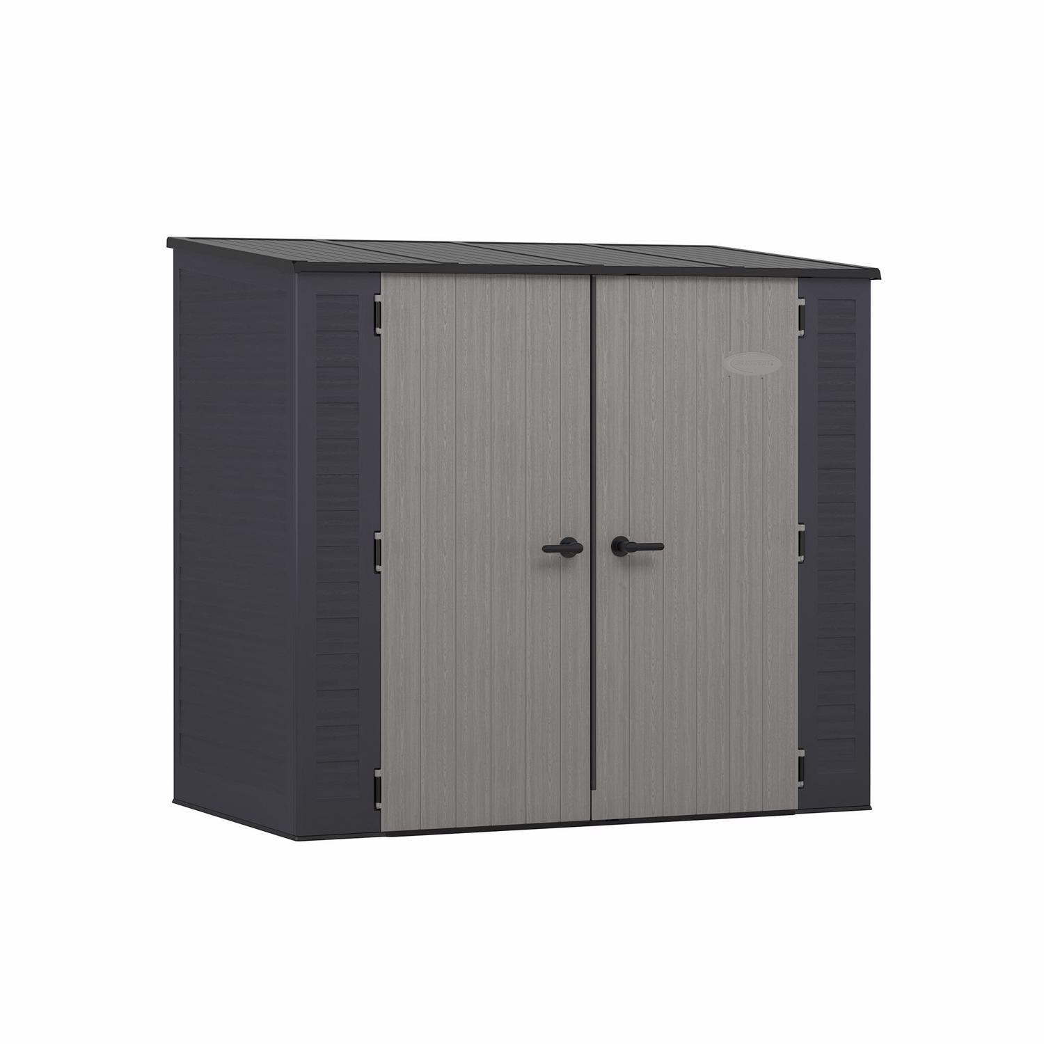Suncast 7 ft. x 4 ft. Resin Standard Storage Shed with Floor Kit