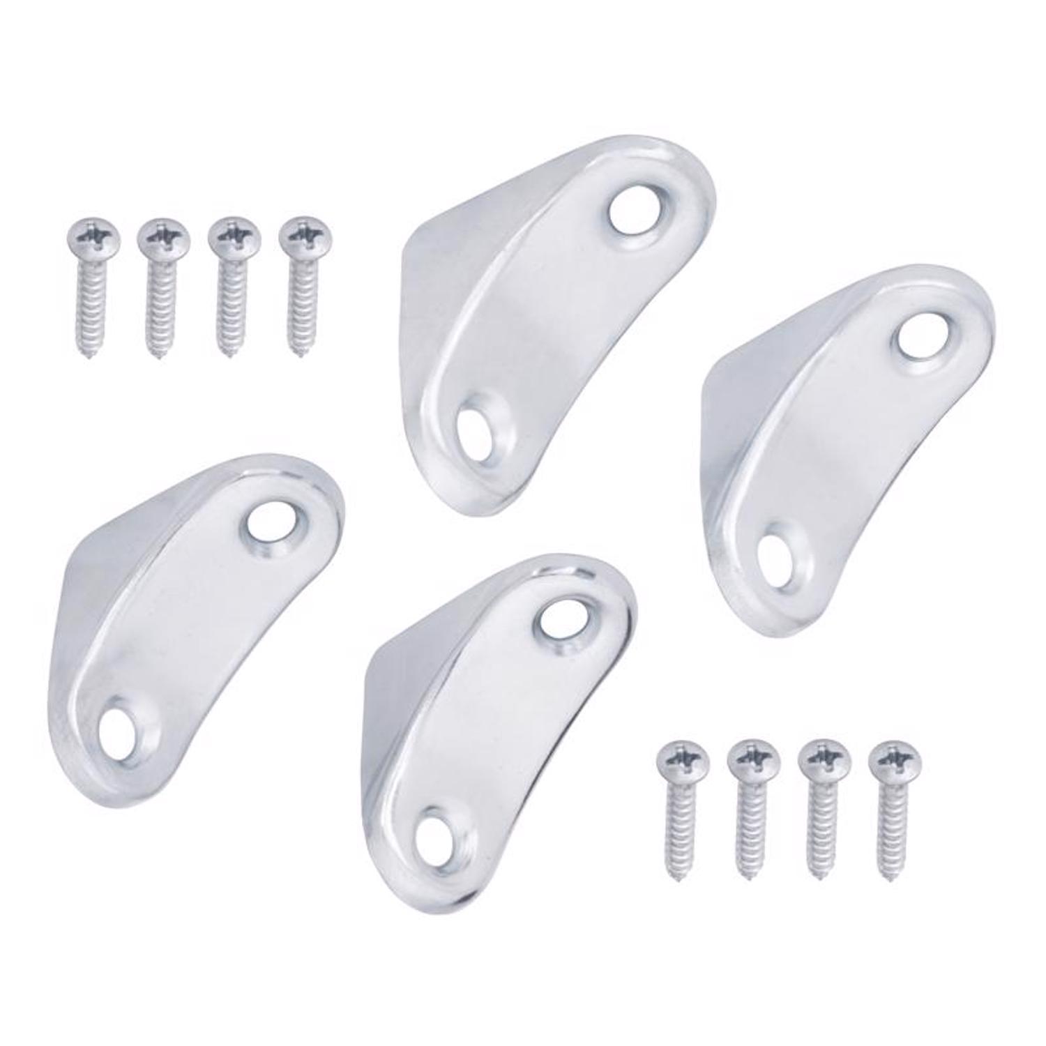 Ace 1 in. H X 2.75 in. W X 1 in. D Zinc Inside Chair Brace