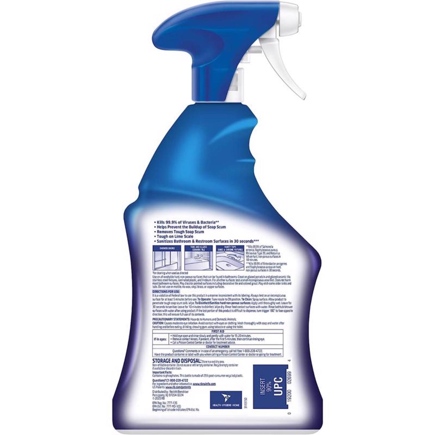 Lysol Island Breeze Scent Bathroom Tub and Tile Cleaner 32 oz Liquid Foam