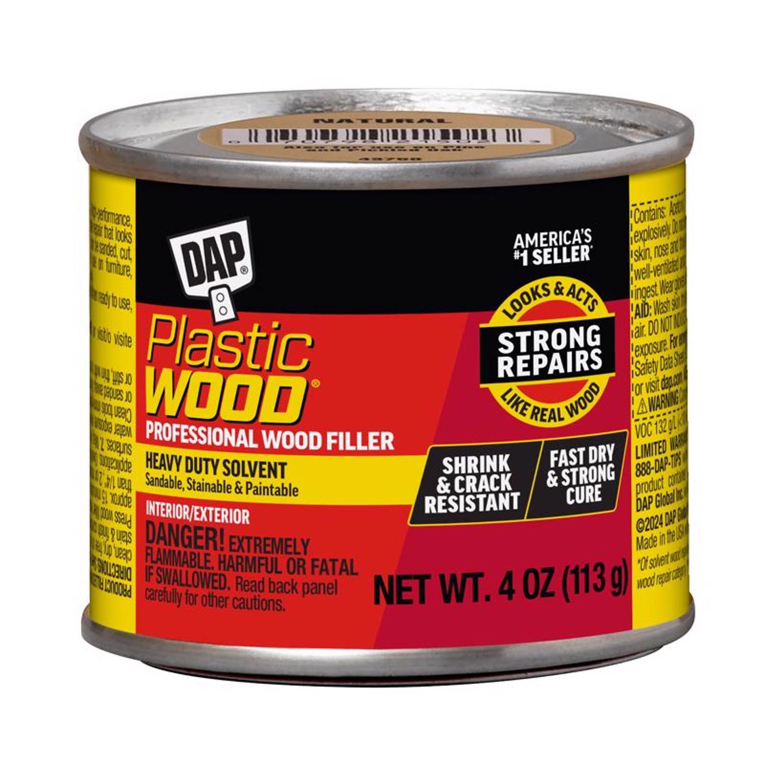 DAP Plastic Wood Natural Wood Filler 4 oz