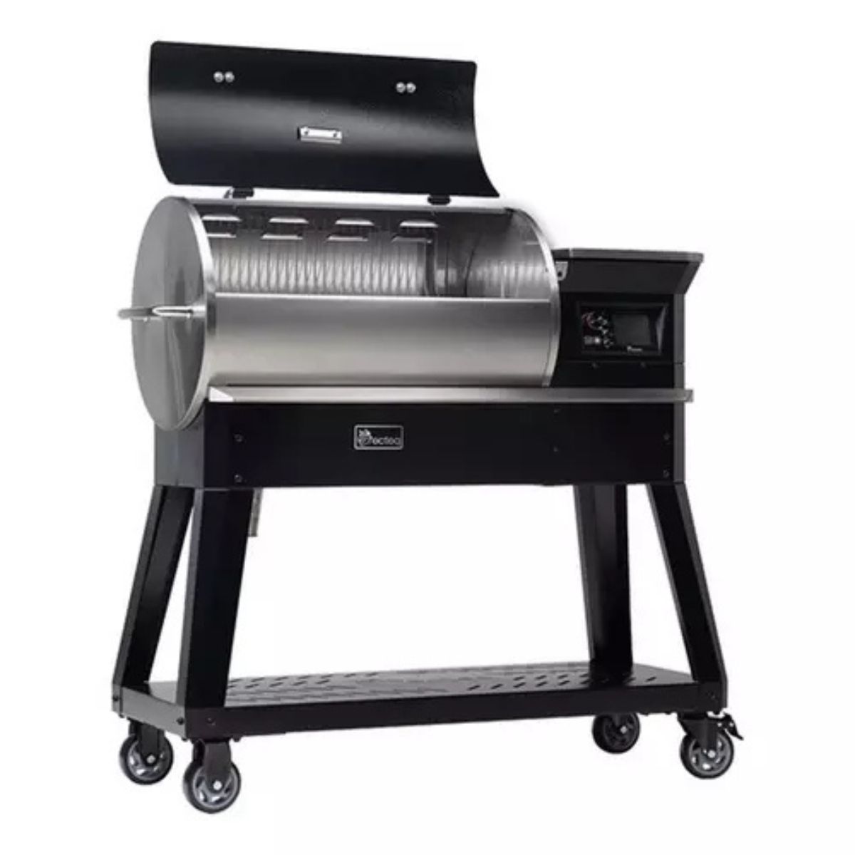 Recteq Patio Legend 600 Wood Pellet WiFi Grill and Smoker Black/Silver