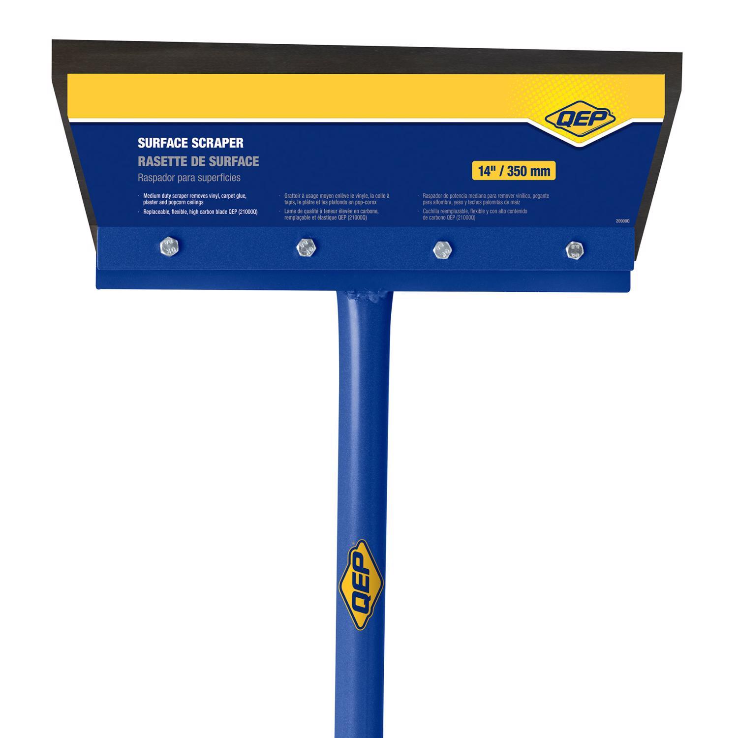 QEP 63.7 in. H X 1.25 in. W X 13.9 in. L Carbon Steel Floor Scraper 1 pc