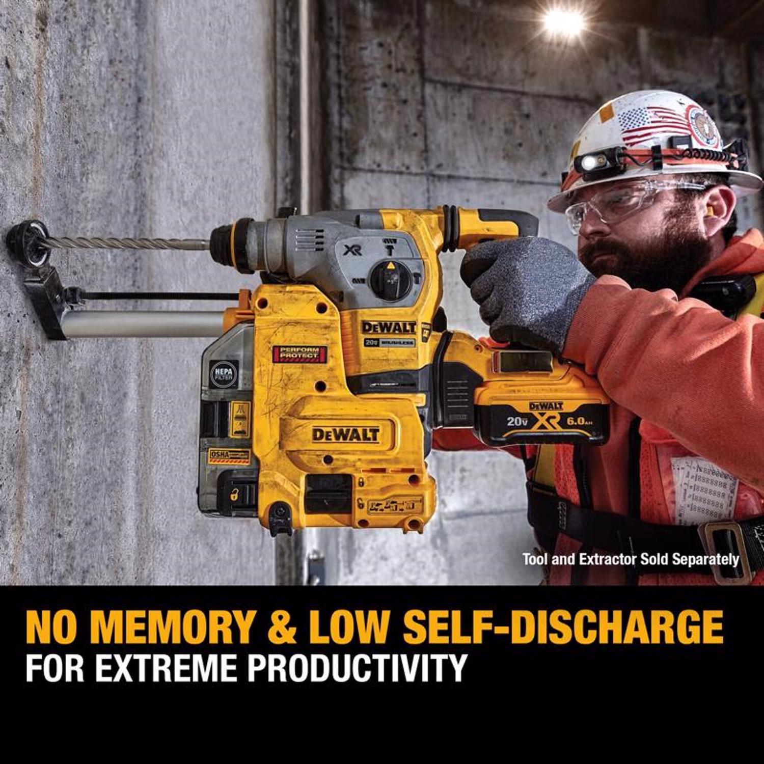 DeWalt 20V MAX DCB206 6 Ah Lithium-Ion Battery Pack 1 pc