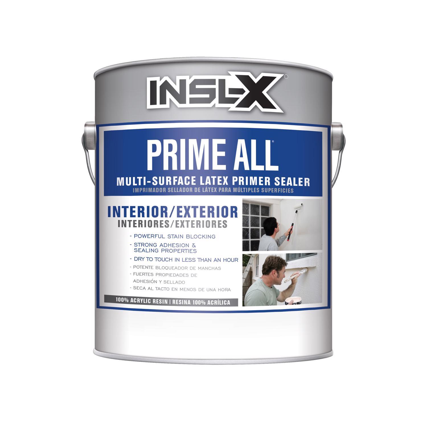 Insl-X Prime All White Flat Water-Based Acrylic Latex Primer 1 gal