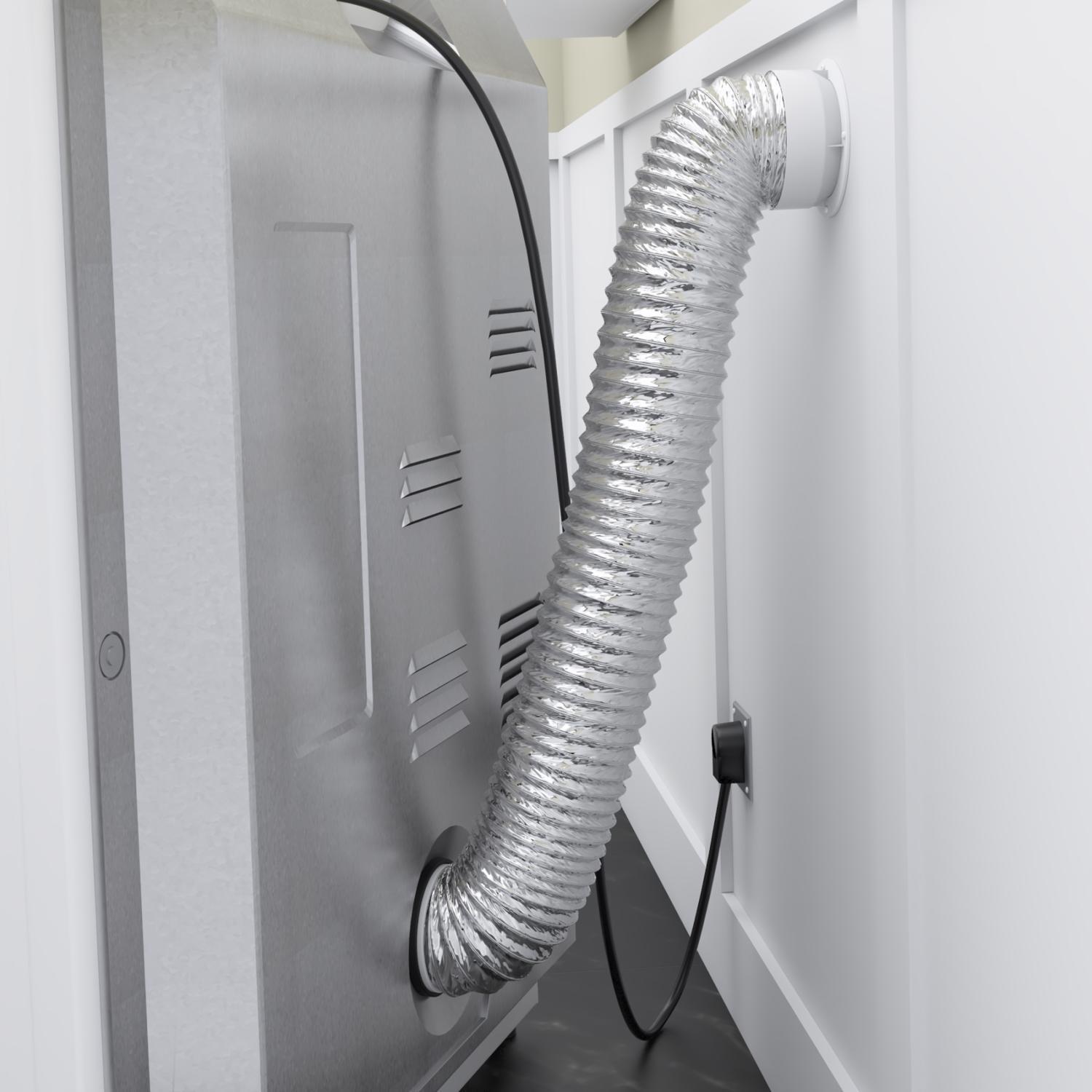 Imperial Quick Connect 6 ft. L X 4 in. D Silver/White Aluminum/Plastic Quick Connect Kit