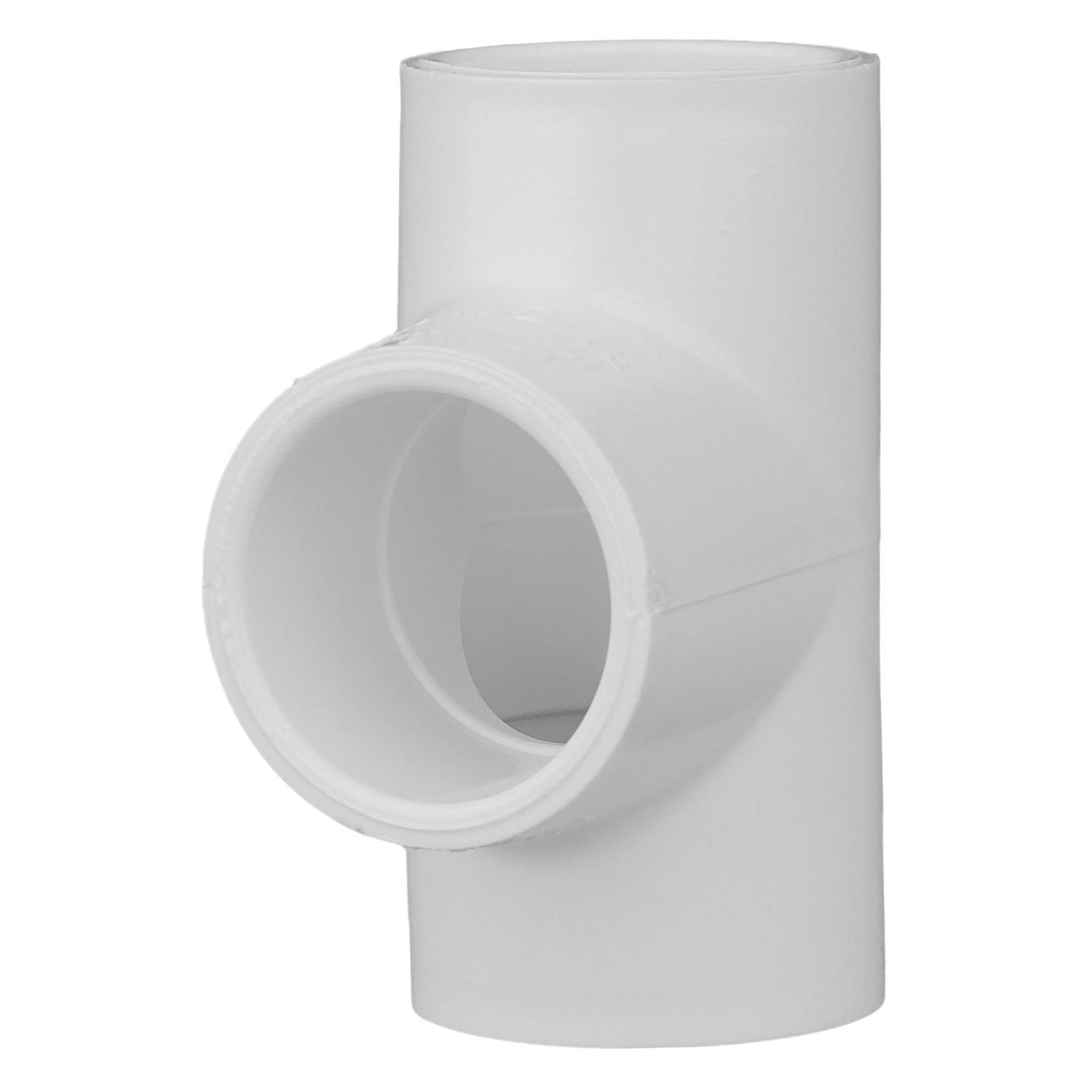 Charlotte Pipe Schedule 40 3/4 in. Slip X 3/4 in. D Slip PVC Tee 1 pk