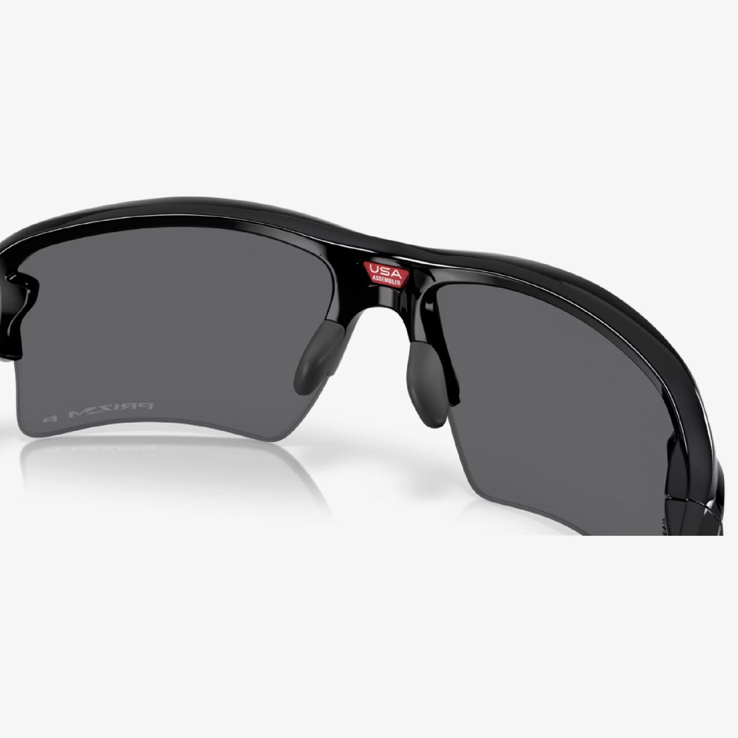 Oakley Flak 2.0 XXL Sunglasses Men's Polished Black Frame Prizm Black Lens Polarized