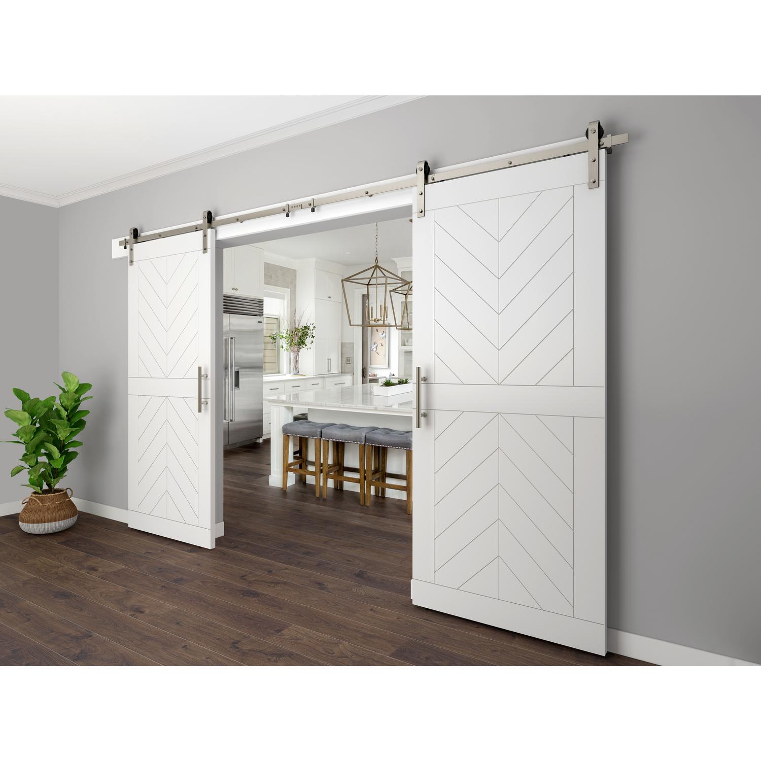 National Hardware Madison 31/32 in. D Satin Nickel Silver Steel Pull Handle 1 pc