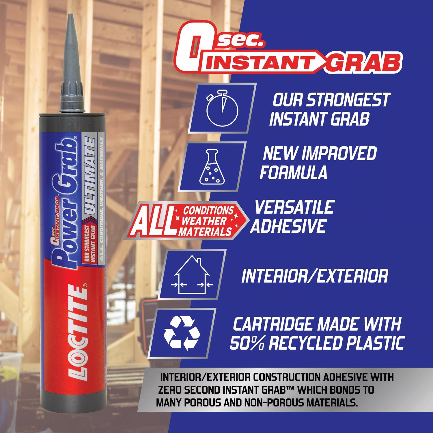 Loctite Power Grab Ultimate Construction Adhesive 9 oz