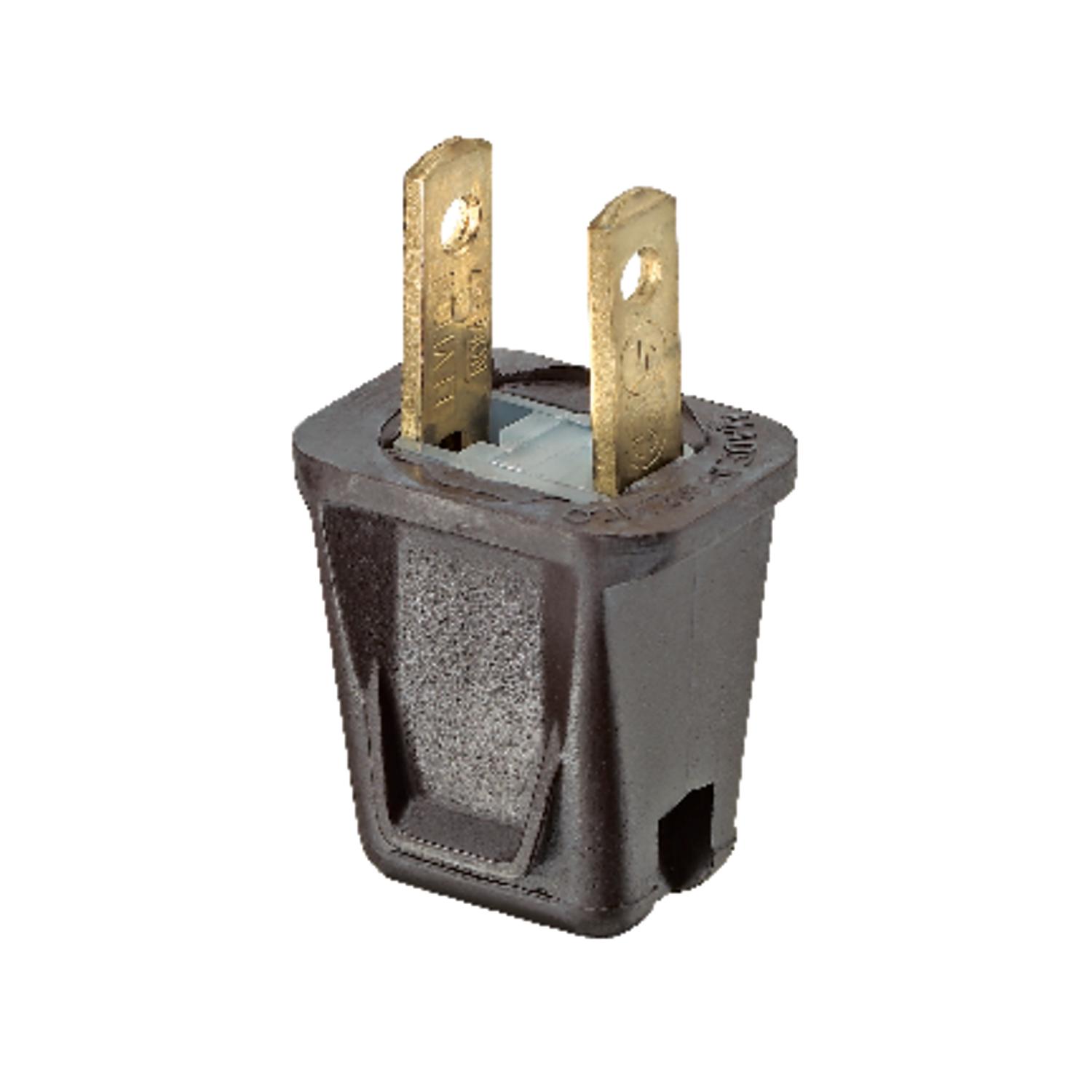 Leviton Easy-To-Wire Commercial and Residential Thermoplastic Non-Polarized Plug 1-15P