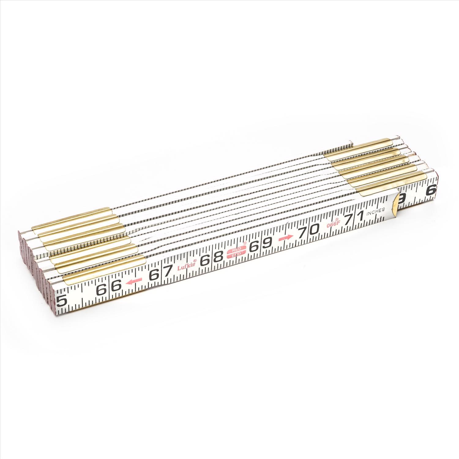 Crescent Lufkin 72 in. L X 5/8 in. W Wood Rule SAE