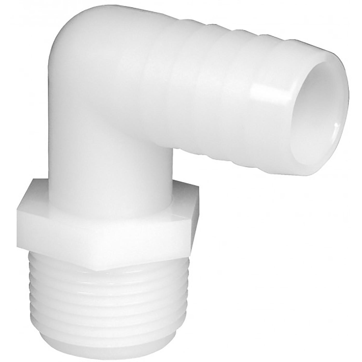 Green Leaf 3/8 in. MPT X 3/8 in. D Barb Nylon Elbow 1 pk