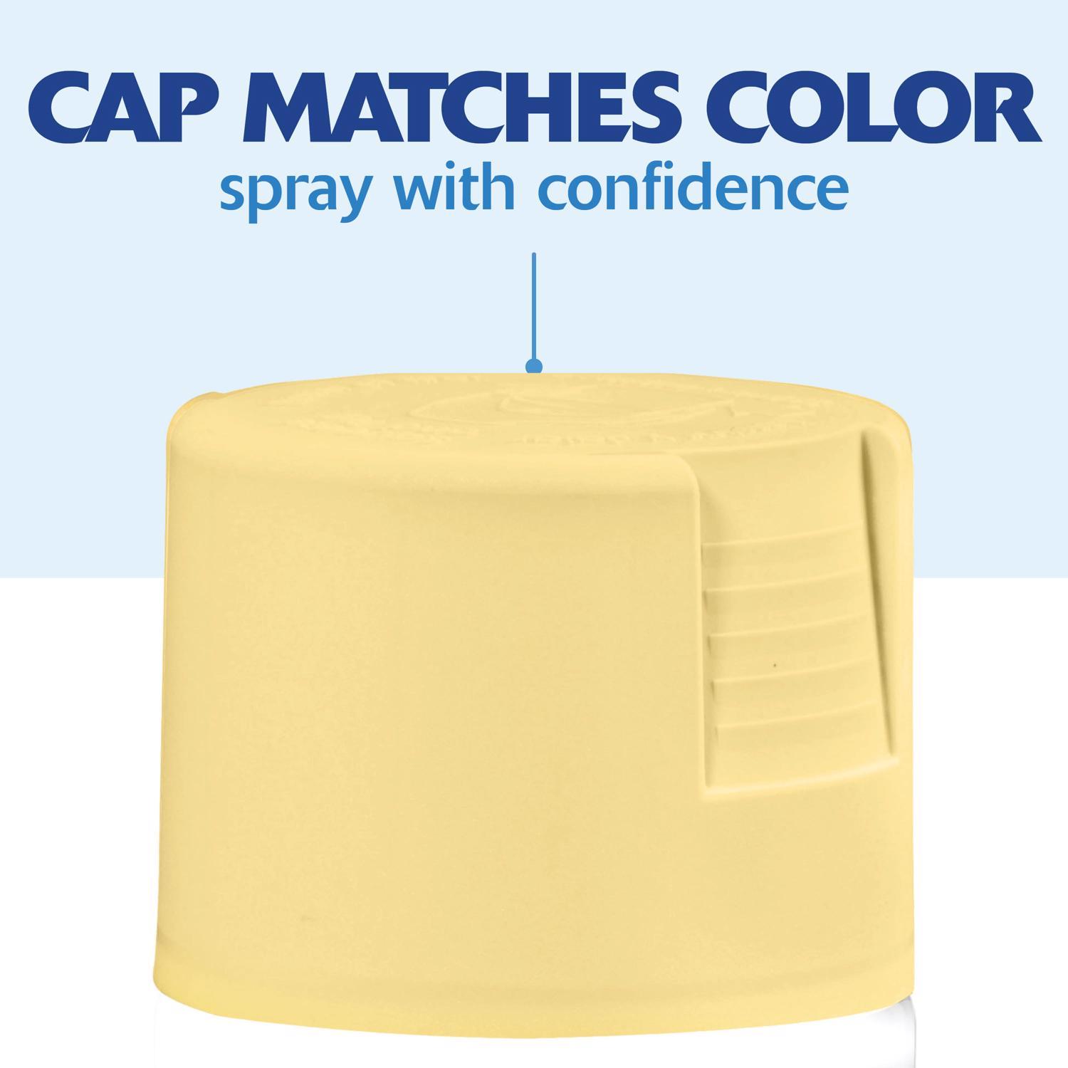 Rust-Oleum Painter's Touch 2X Ultra Cover Satin Strawflower Paint+Primer Spray Paint 12 oz