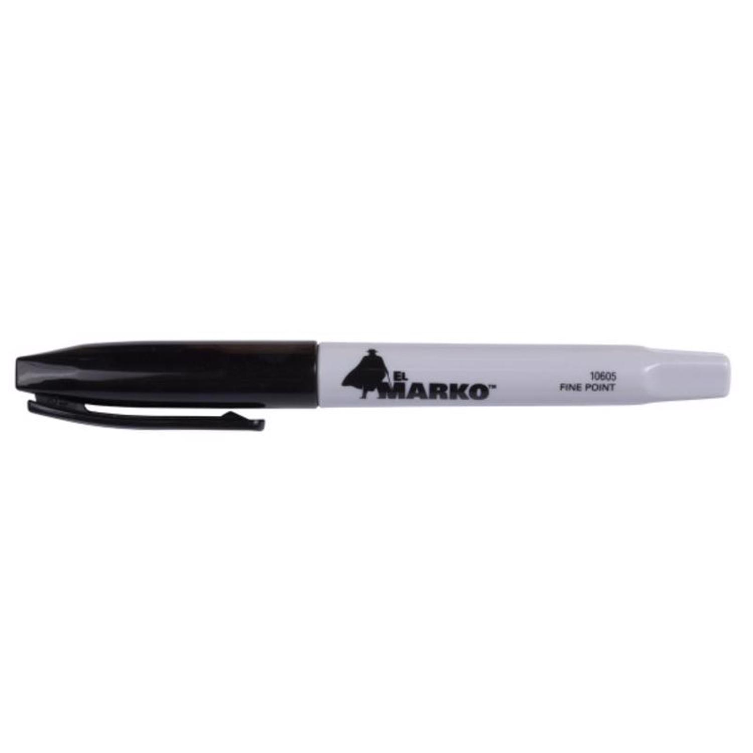 C.H. Hanson Sure Point, CH Hanson Black Medium Tip Permanent Marker 1 pk