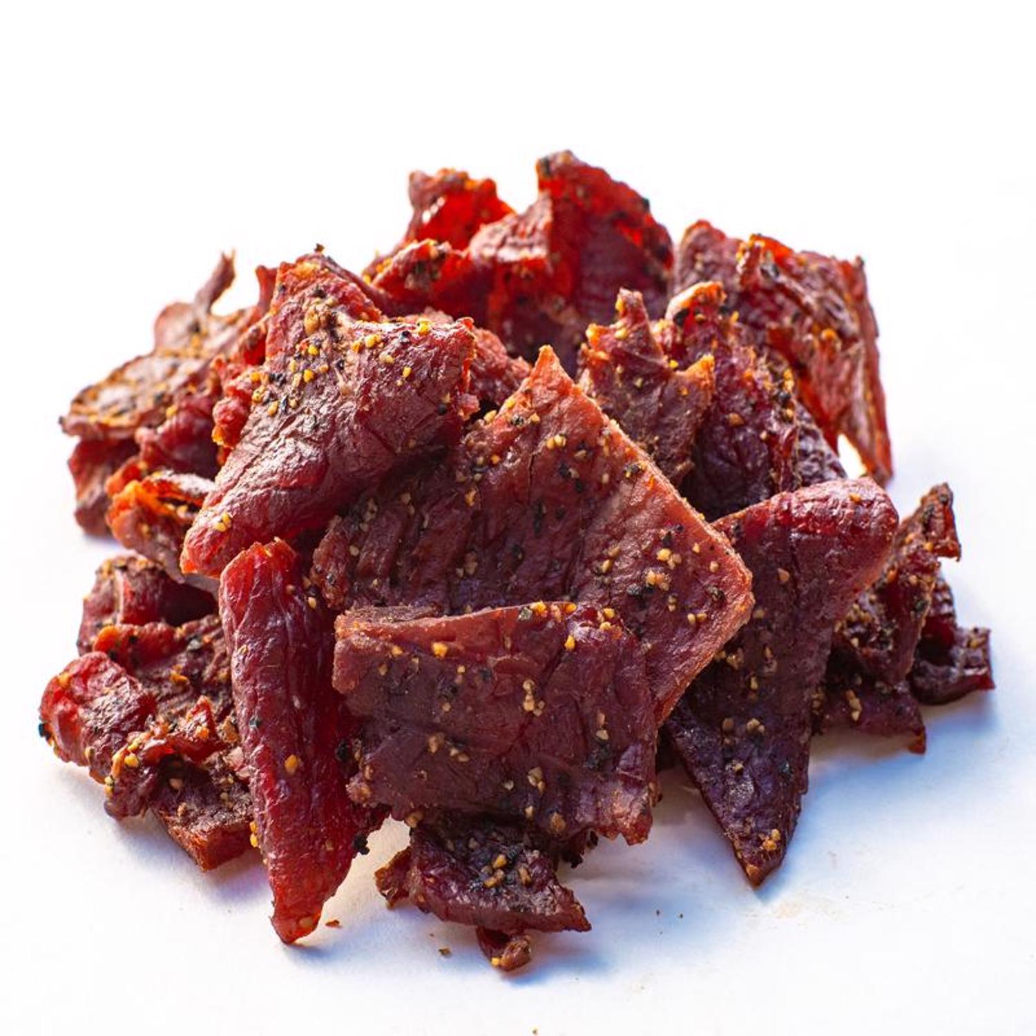 Old Trapper Peppered Beef Jerky 10 oz Bagged