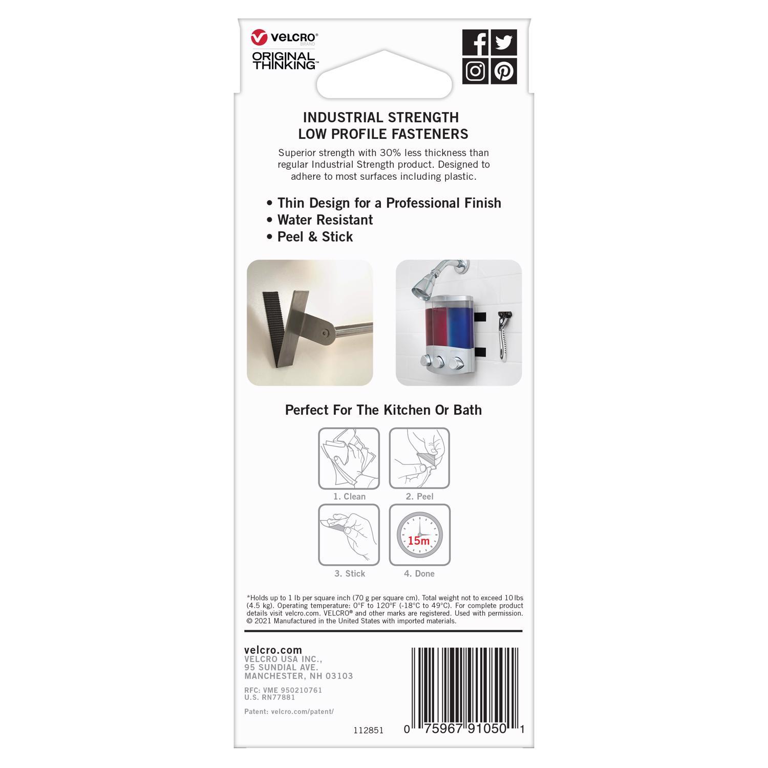 VELCRO Brand Medium Nylon Hook and Loop Fastener 3 ft. L 1 pk