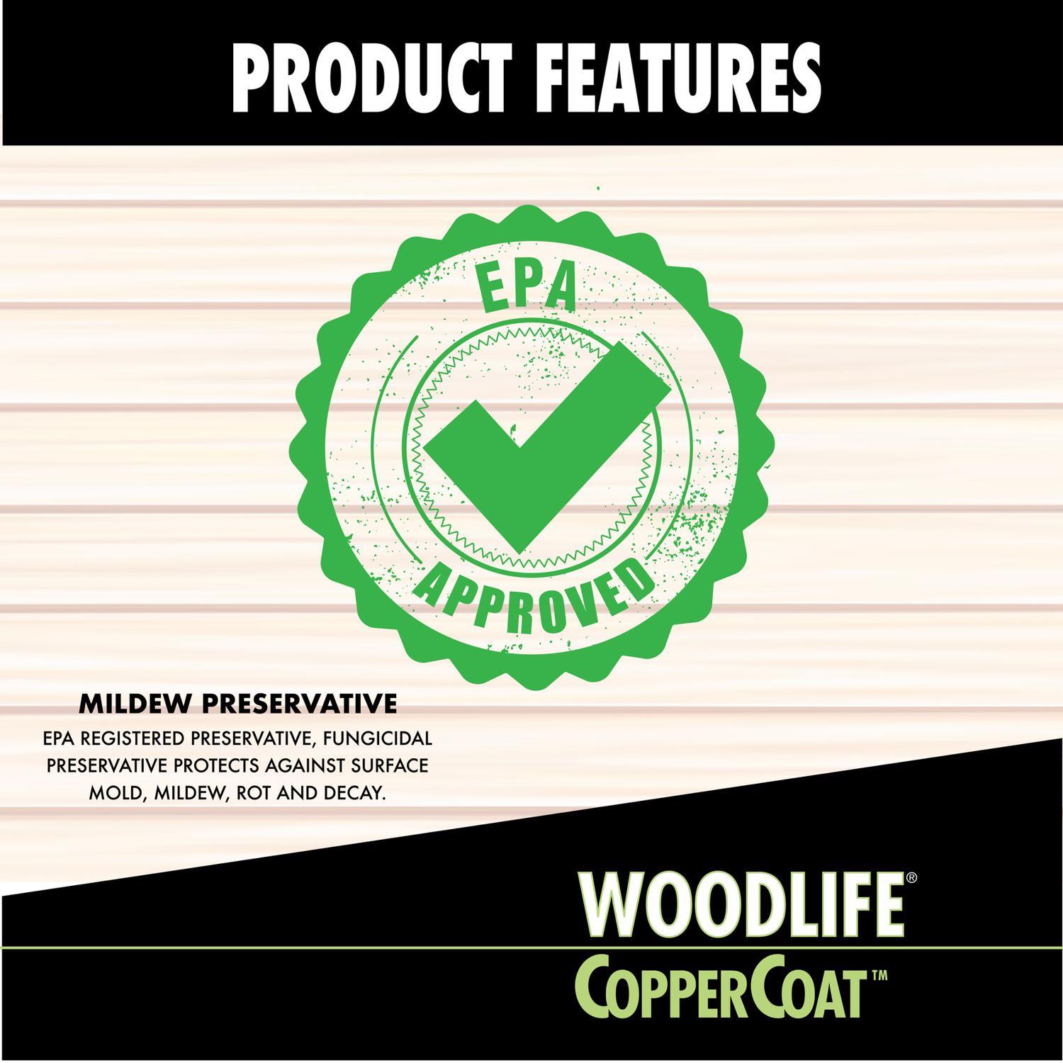 Woodlife Coppercoat Green Water-Based Wood Preservative 0.88 gal