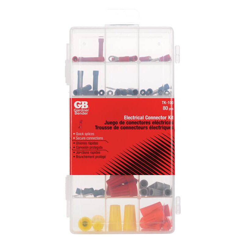 Gardner Bender WireGard 22-10 Ga. Insulated Wire Wire Connector Multicolored 80 pk