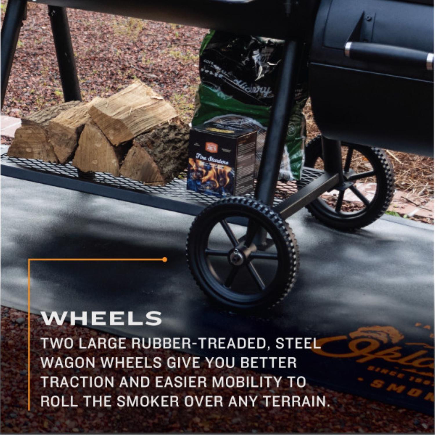 Oklahoma Joe's Charcoal Offset Smoker Black