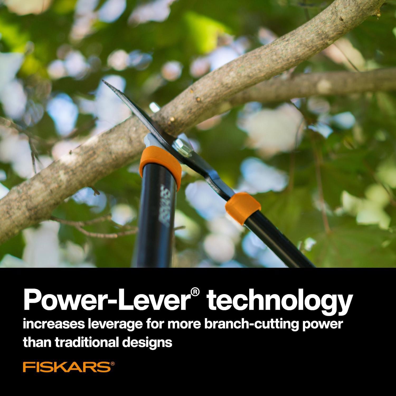 Fiskars Power-Lever Steel Bypass Lopper
