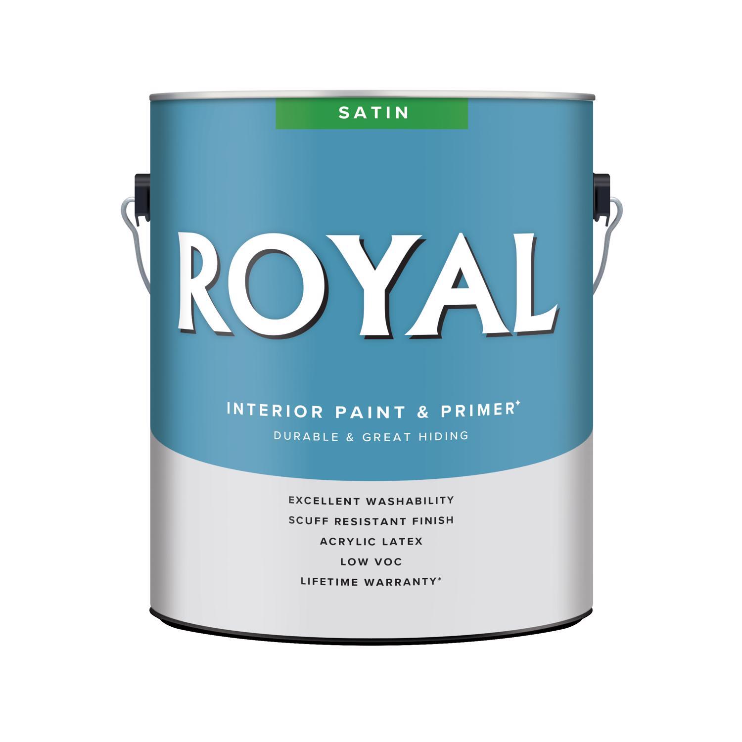 Royal Satin High Hiding White Paint Interior 1 gal