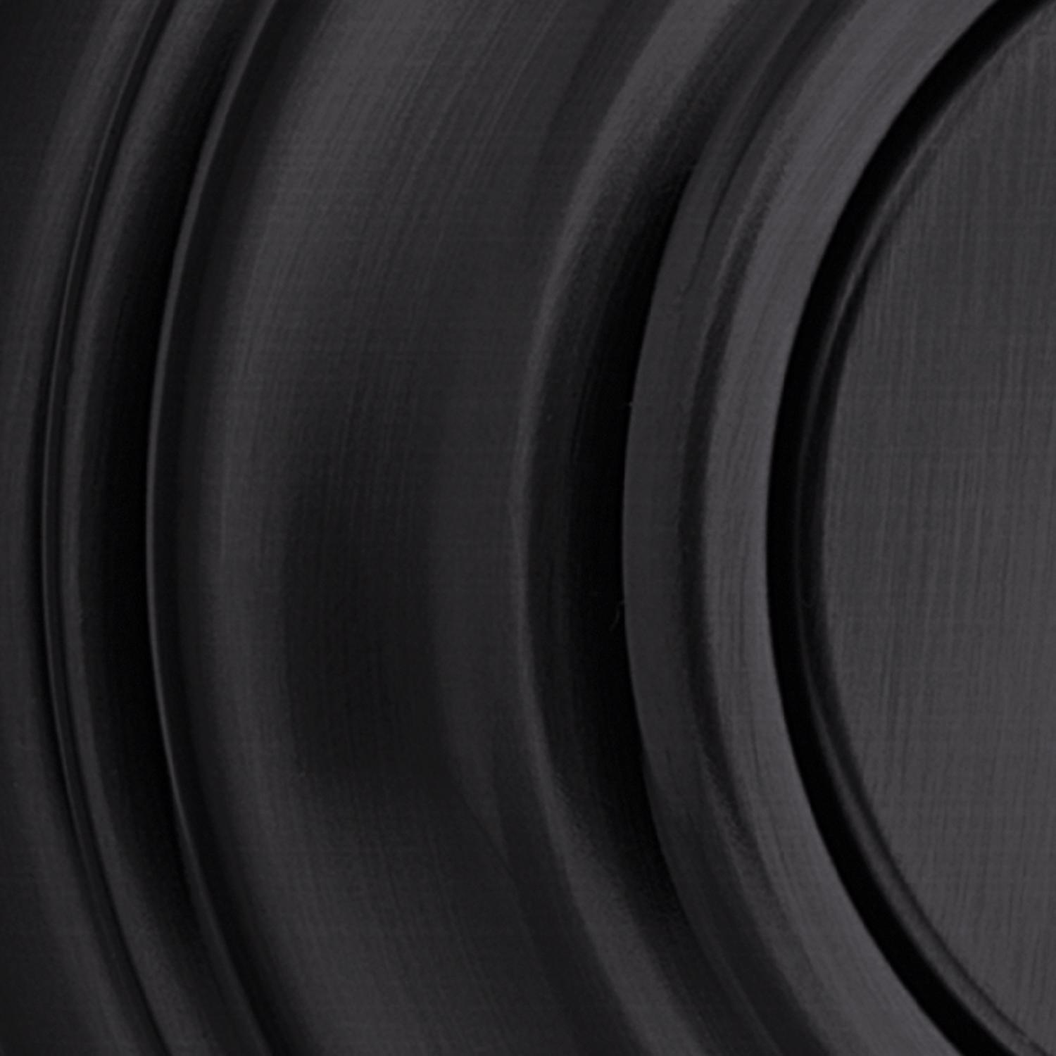 Kwikset Matte Black Lever and Single Cylinder Deadbolt KW1 1-3/4 in.