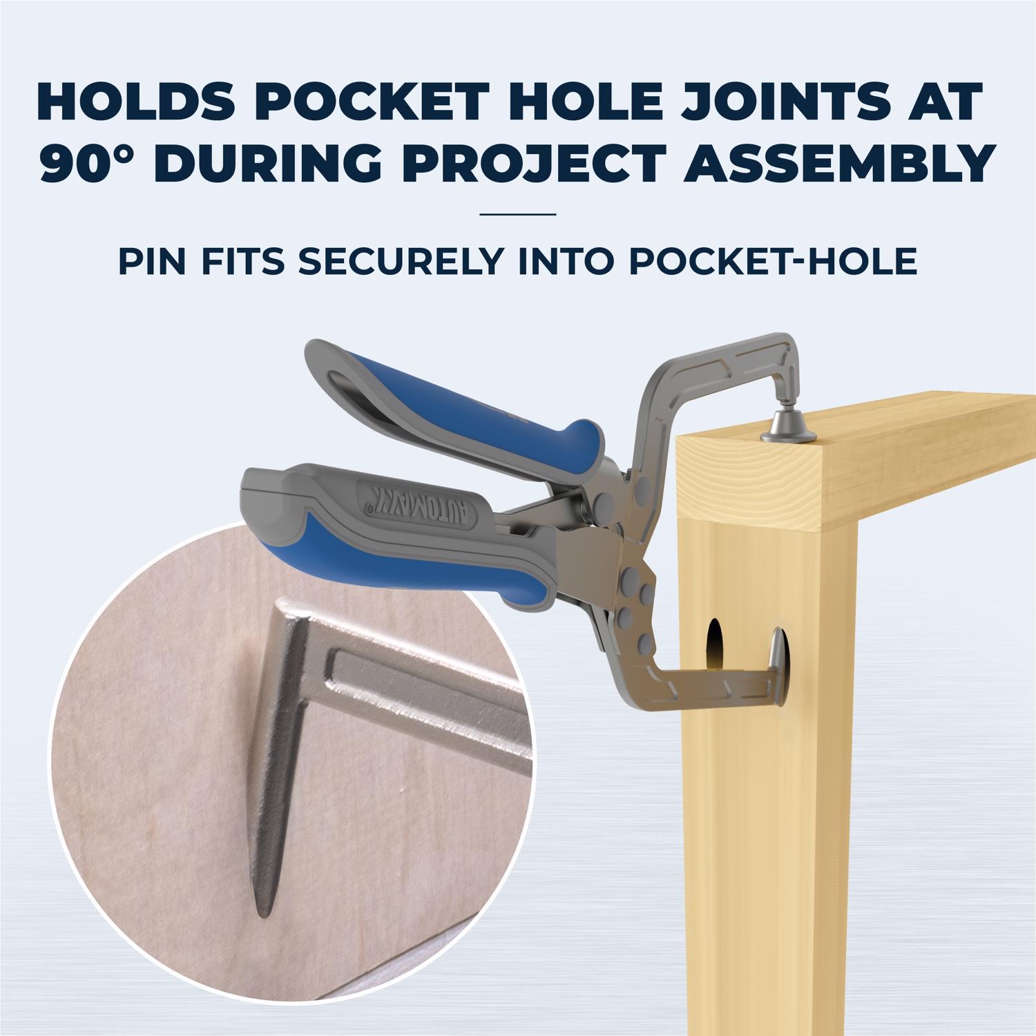 Kreg Automaxx 5 in. X 5 in. D Right Angle Clamp 450 lb 1 pc