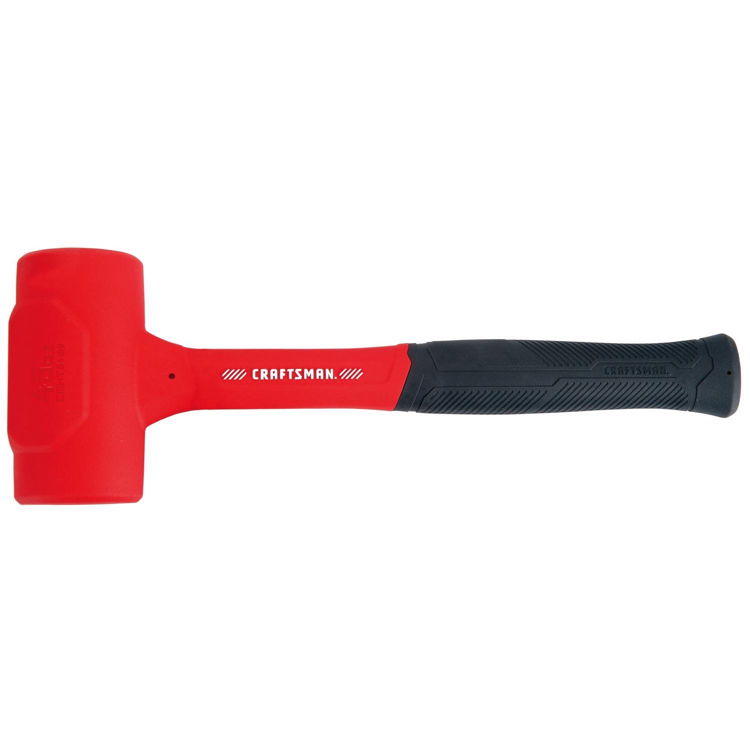 CRAFTSMAN 45 oz Dead Blow Hammer Steel Head Steel and Composite Handle